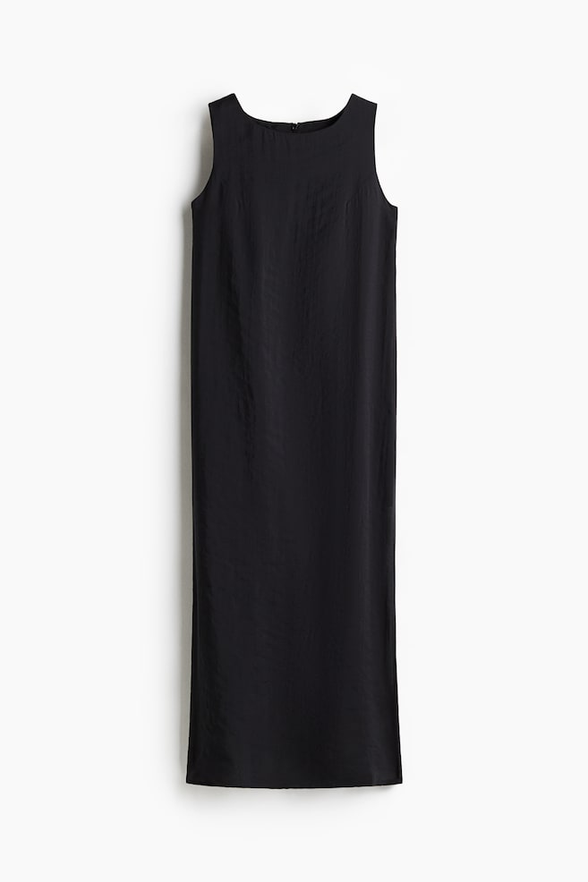 Sheer Dress - Black - 1