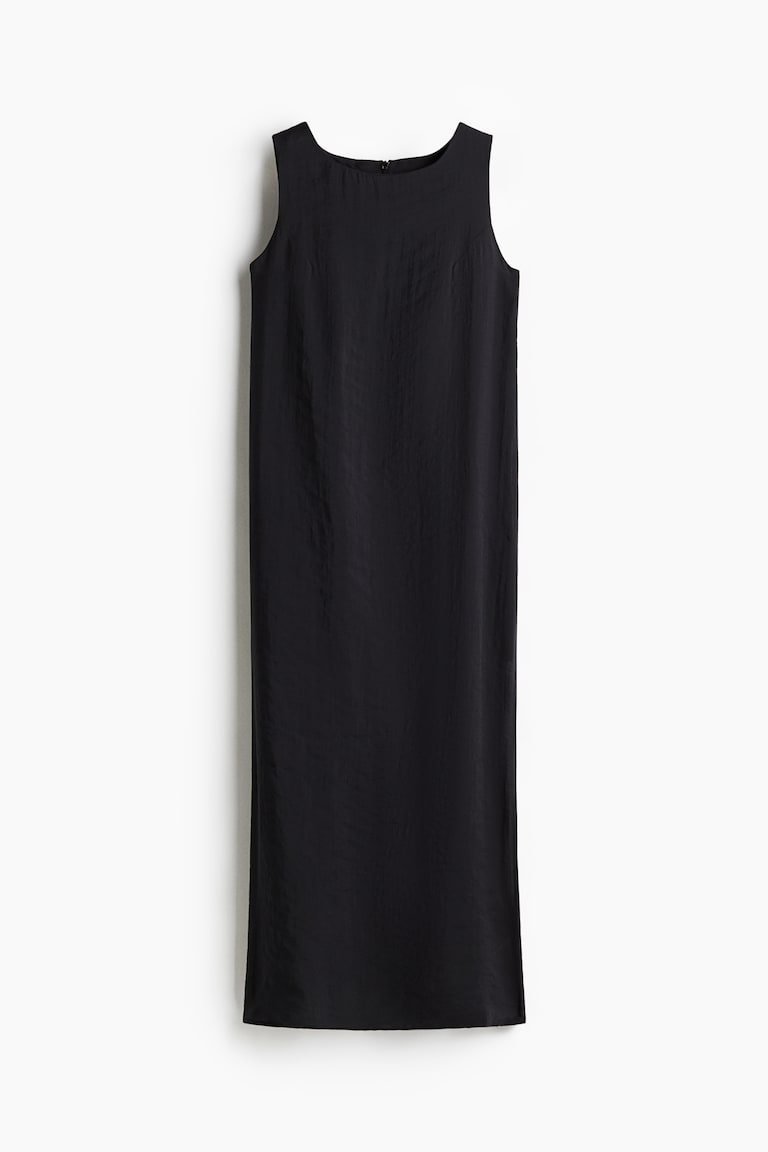 Ladies - Black Sheer Dress - Size: XXS - H&M