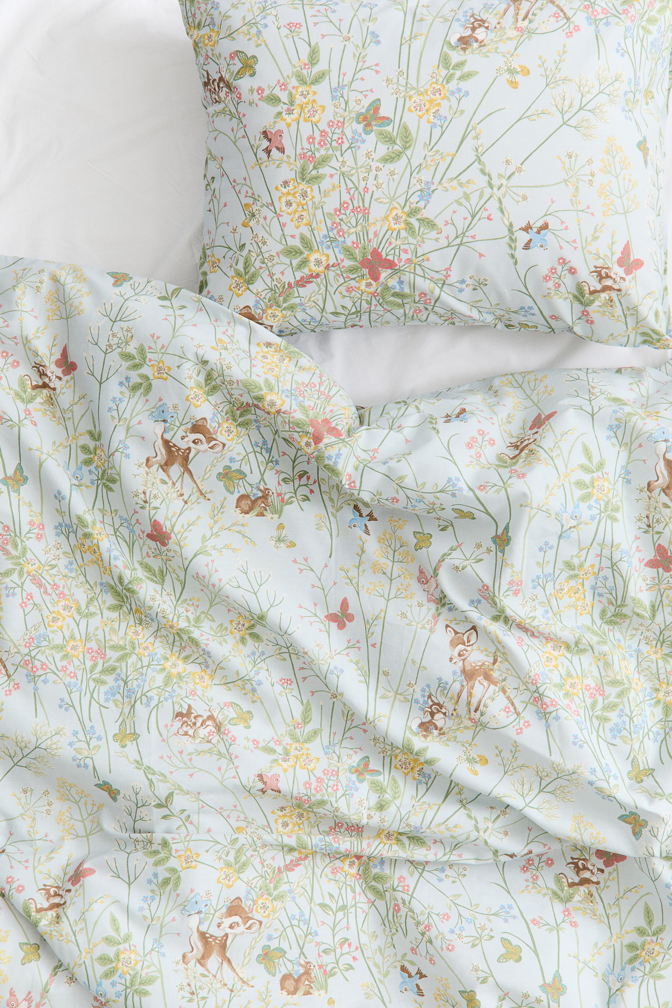 Housse de couette en coton à motif