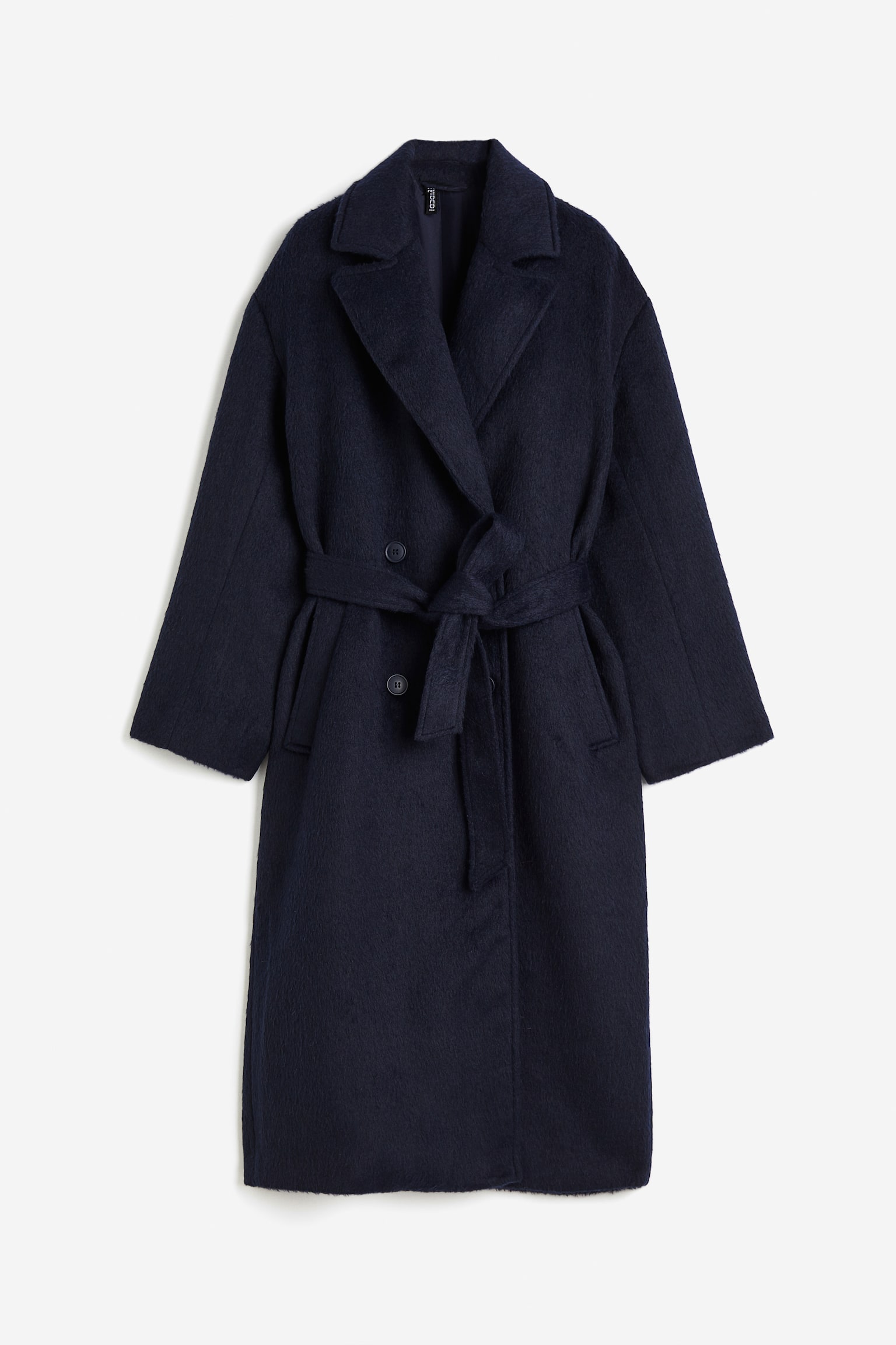 Double Breasted Coat - Dark blue - 1