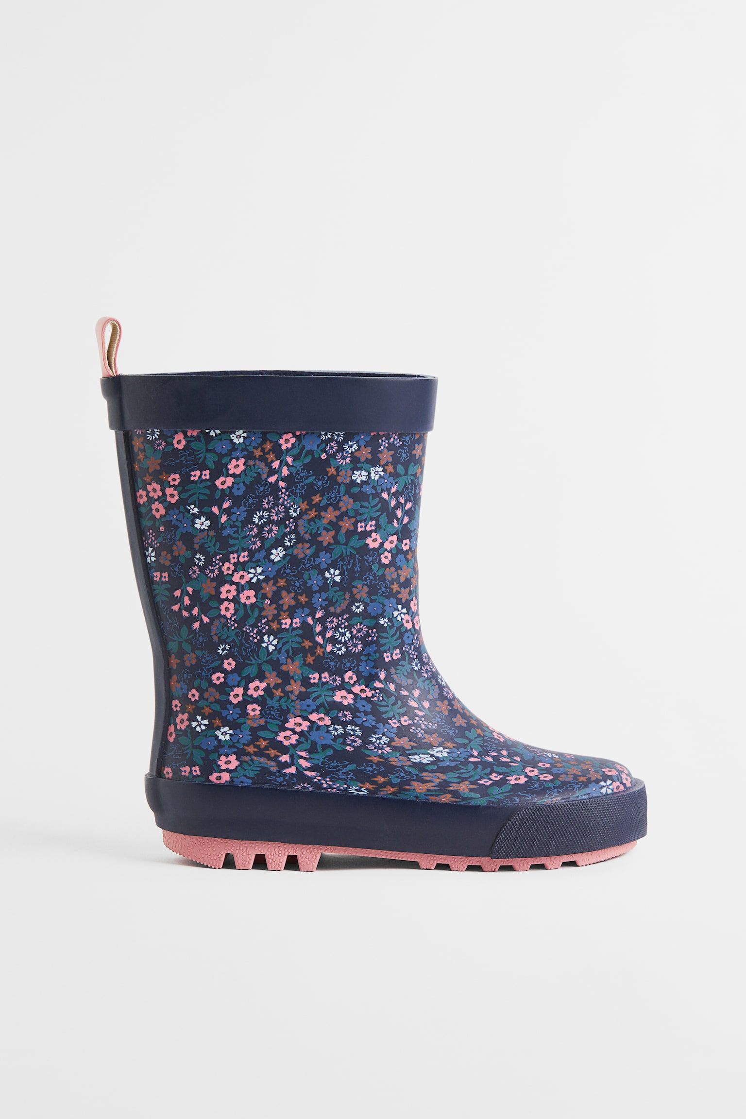 Gumboots - Navy blue/Floral - 4