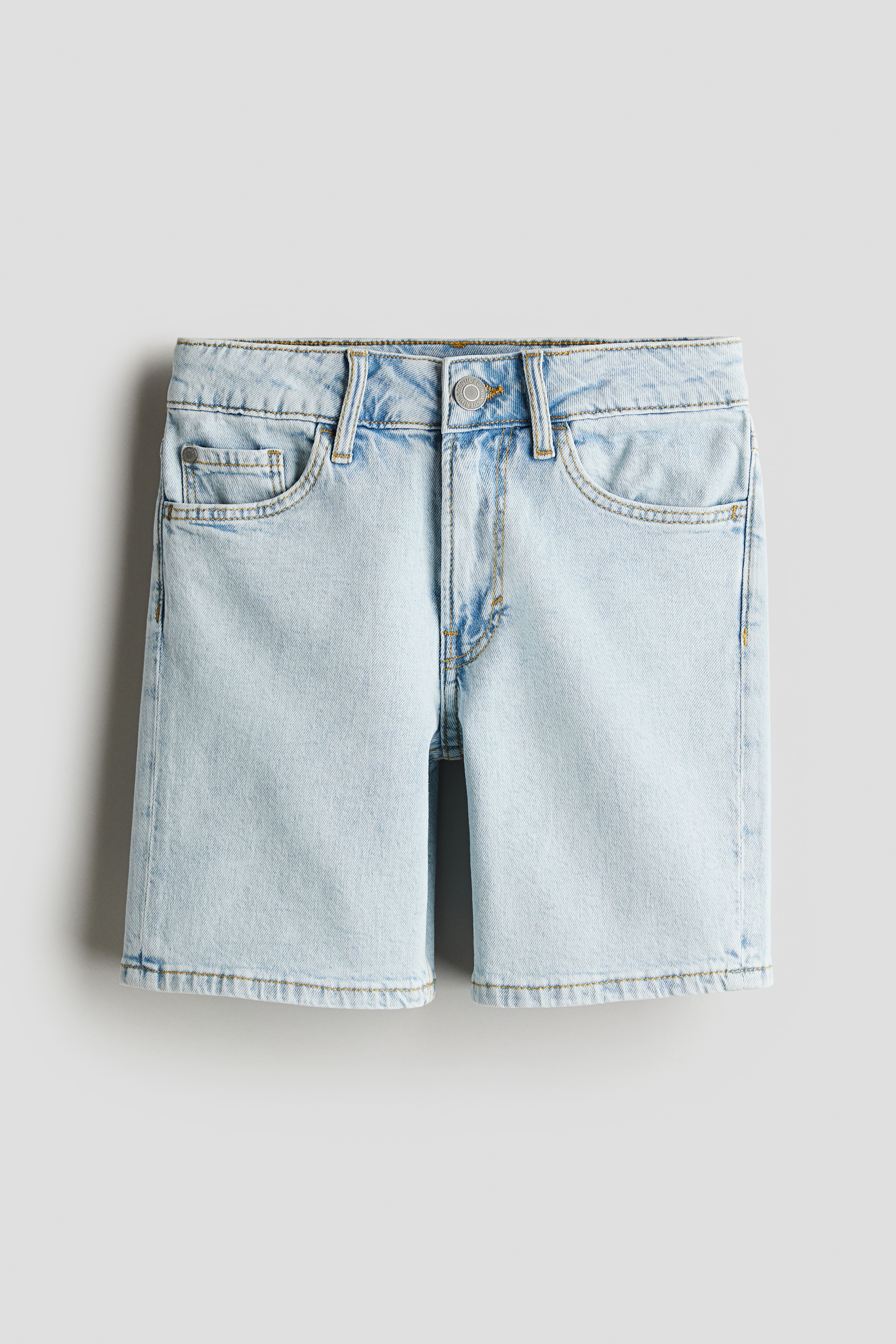 Boys Blue Denim Shorts Size 16 12 13Y H M