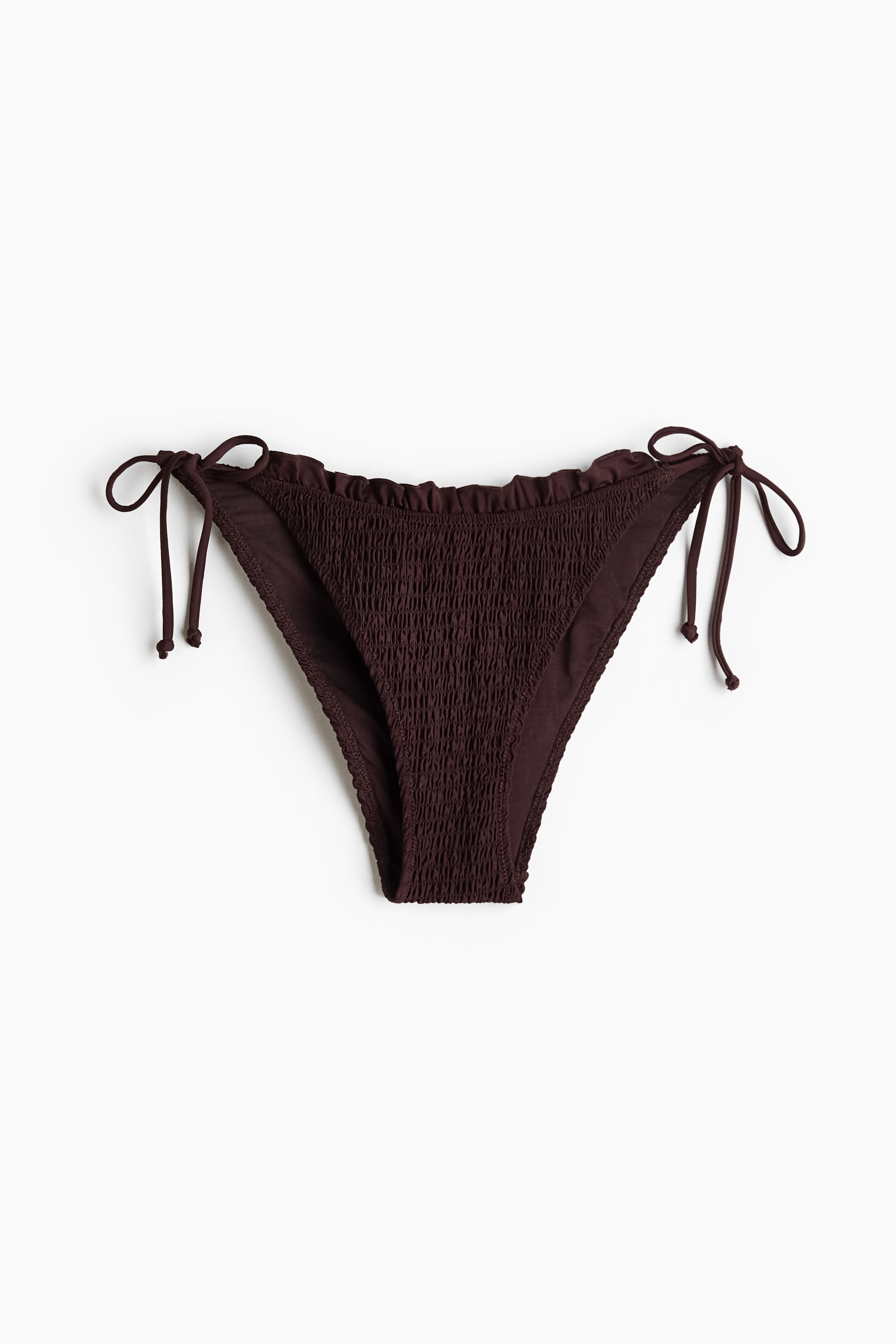 Tie Bikini Bottoms - Dark brown