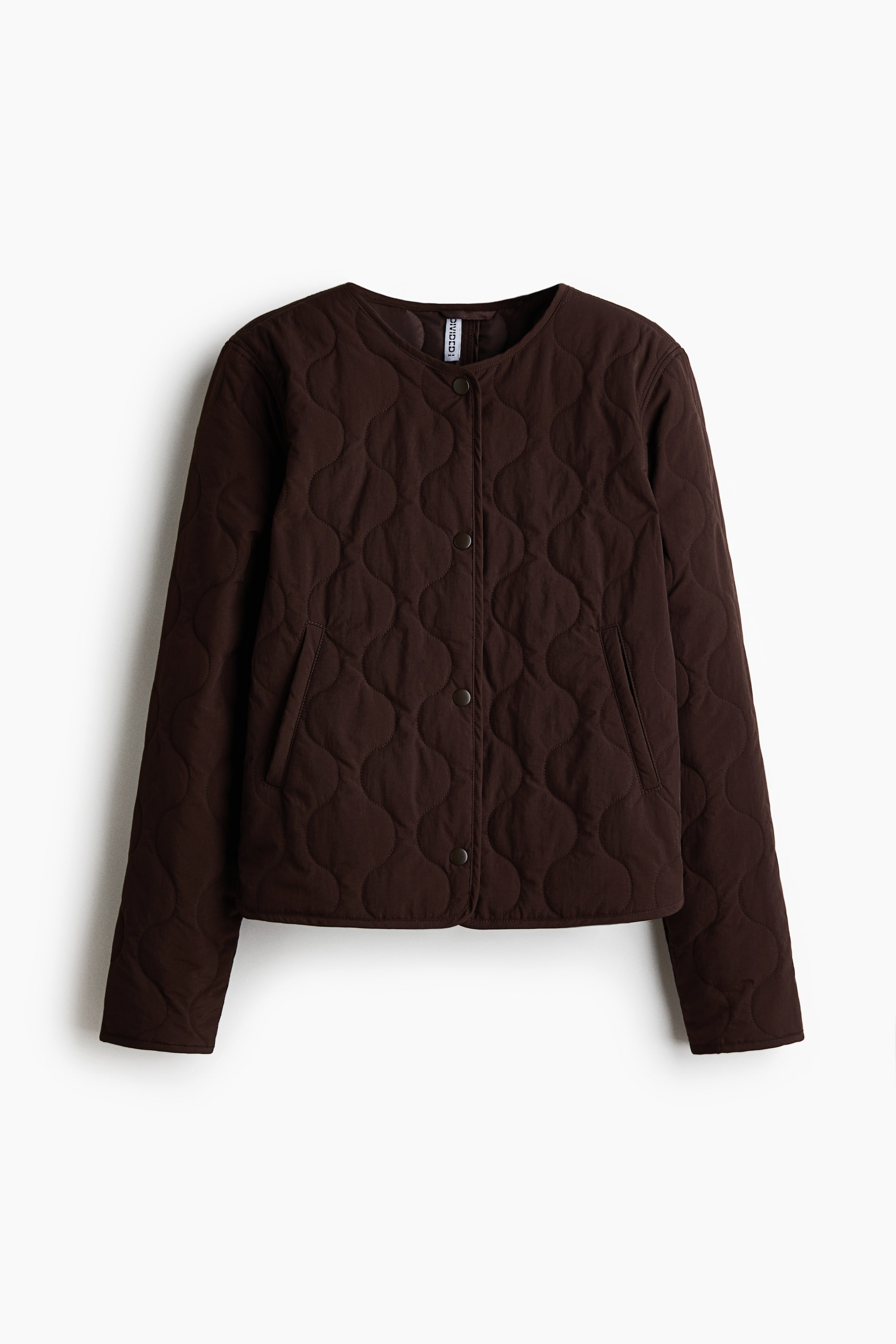 View larger image: Quilted nylon jacket - Dark brown - Ladies | H&M IN 1