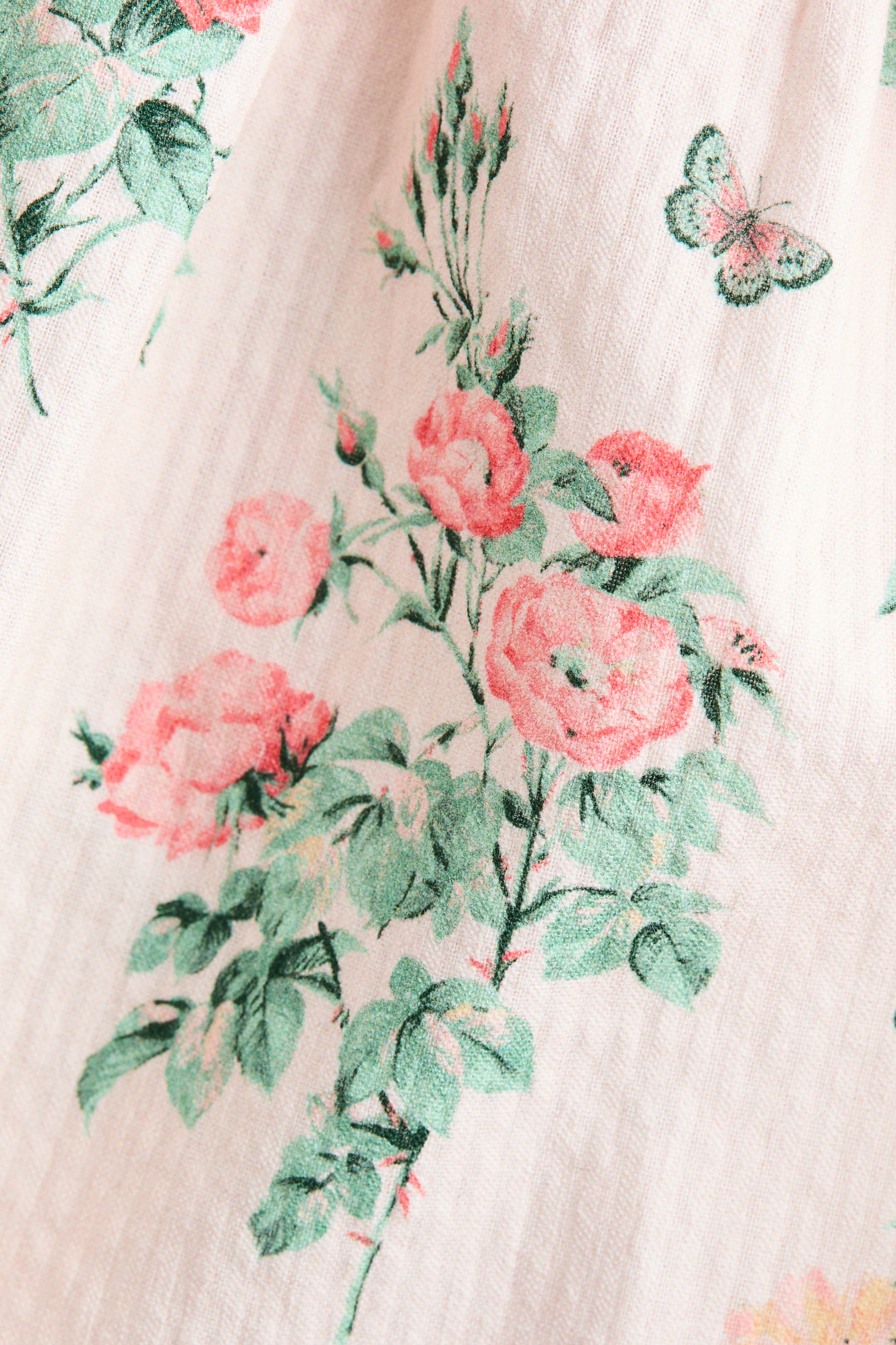 Empire-line cotton dress