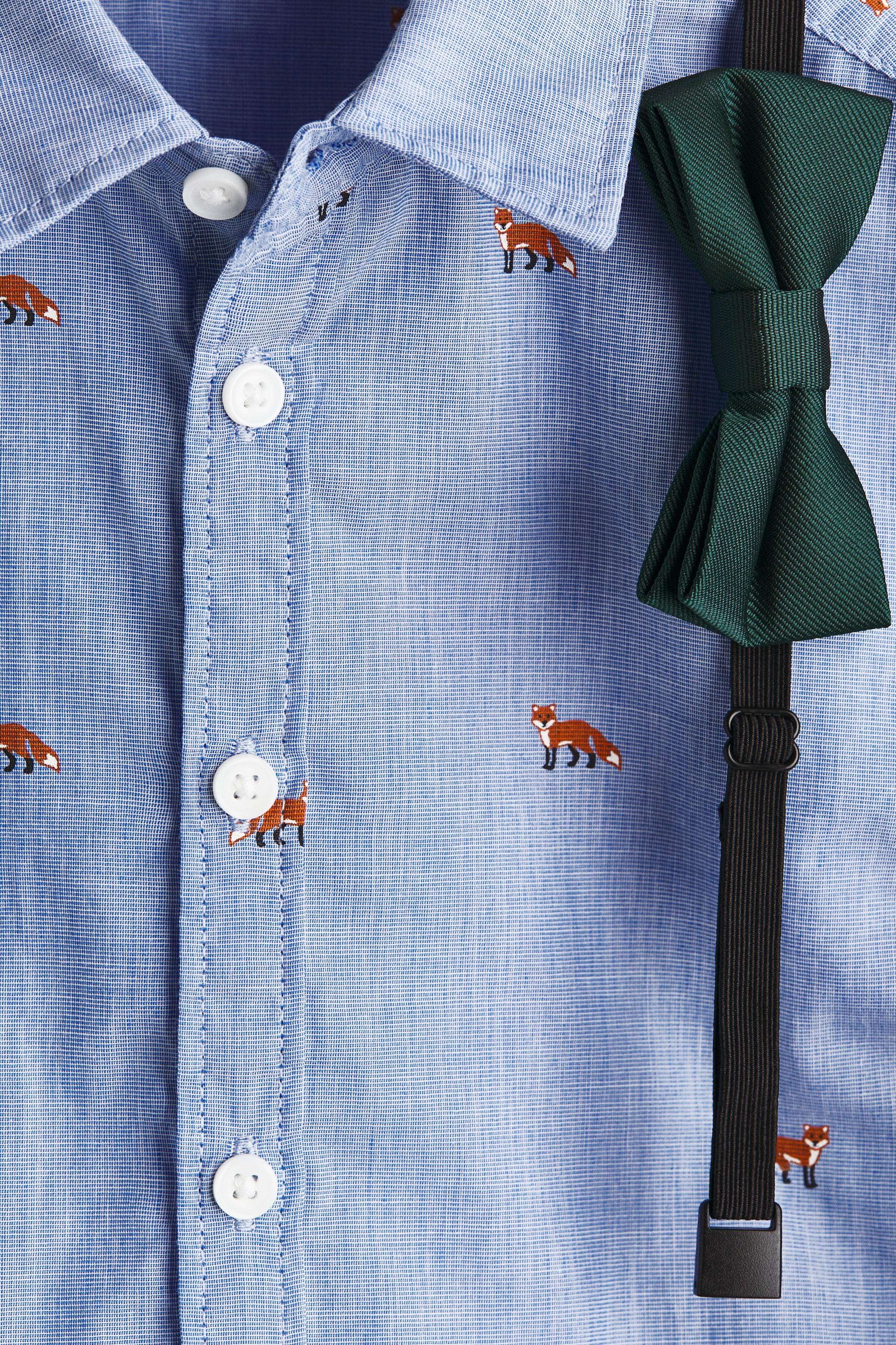 Детские топы H&M 2-Piece Shirt and Bow-Tie Set — фото 2