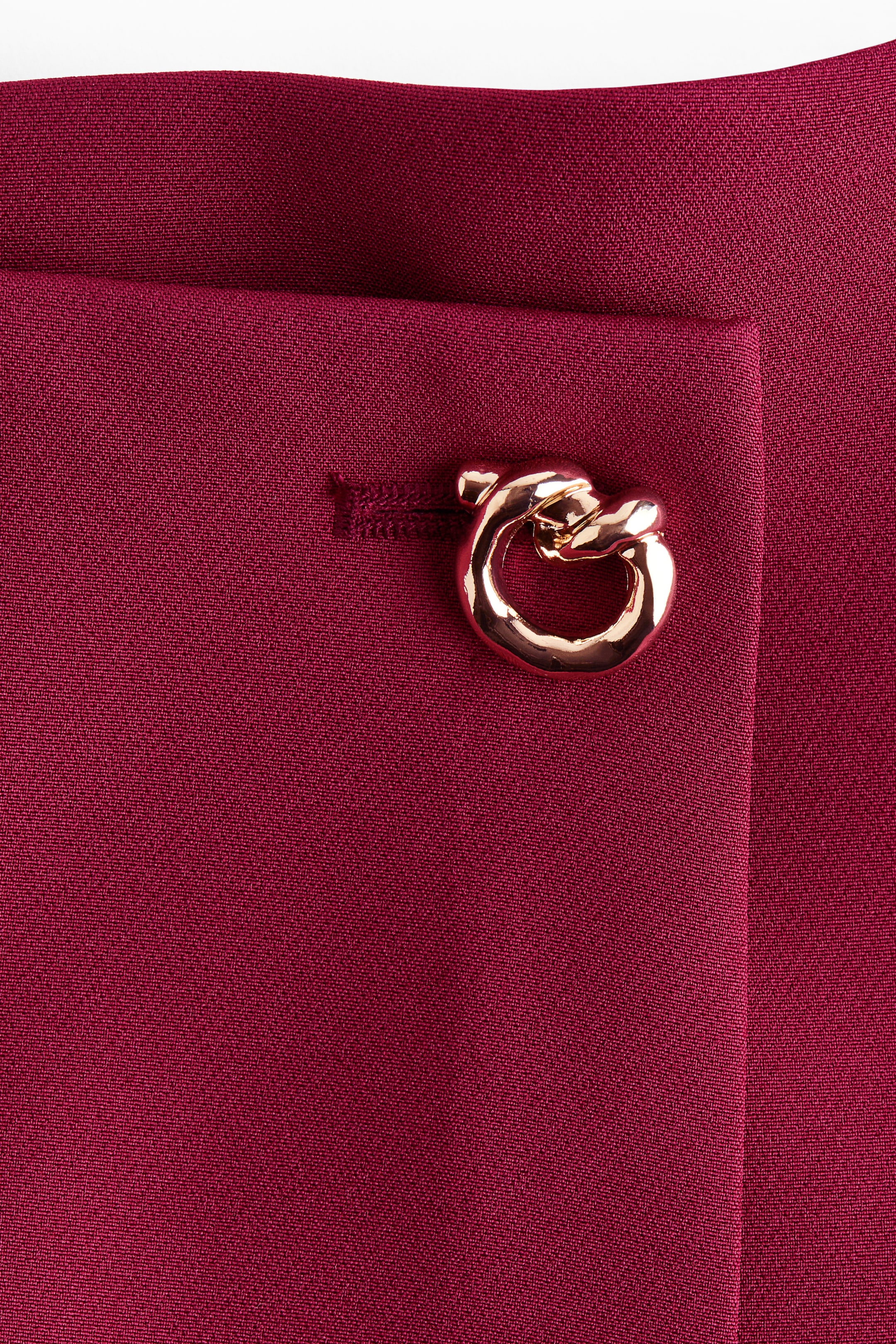 View larger image: Wrap skort - Dark red - Ladies | H&M IN 4