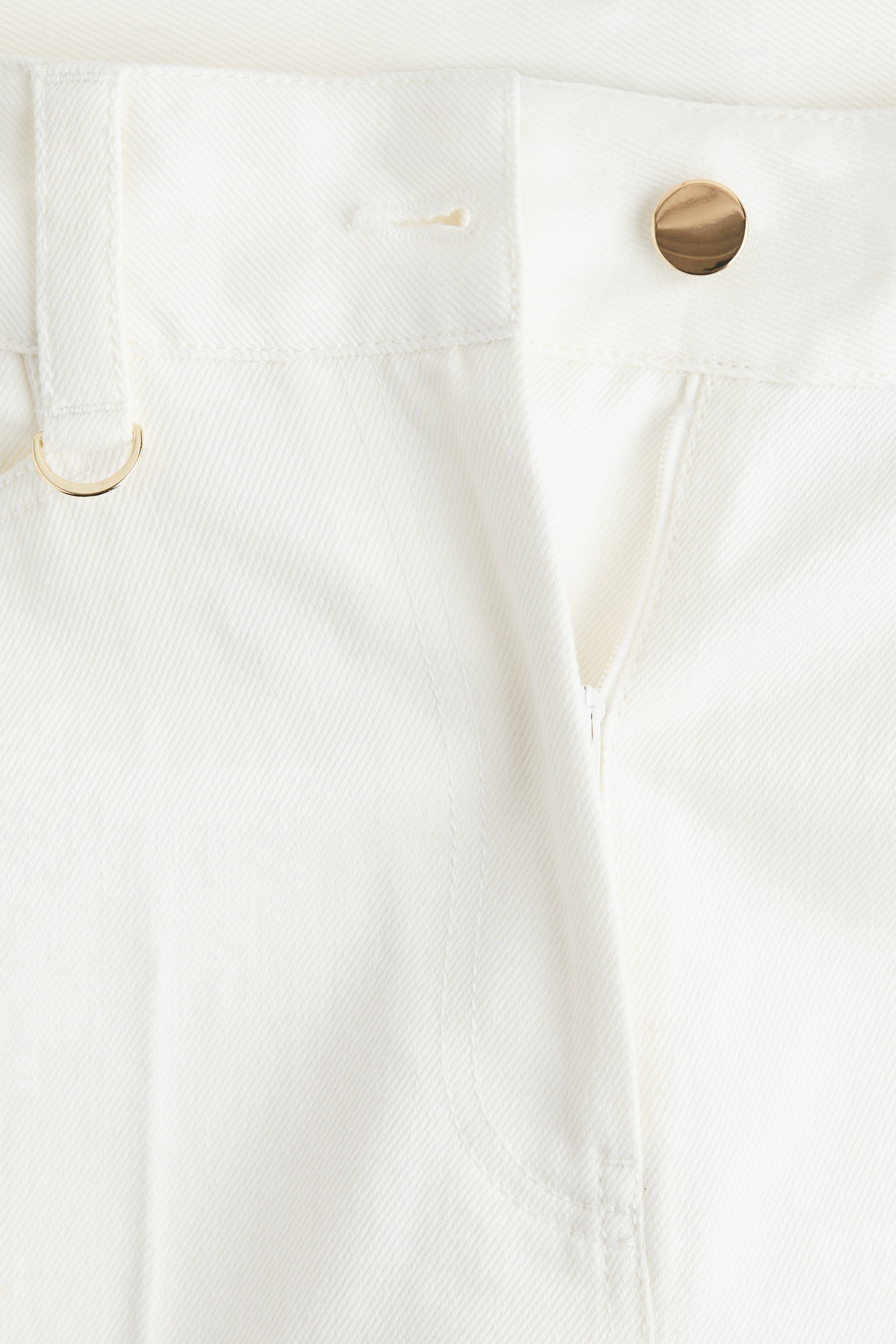 Flared Twill Pants