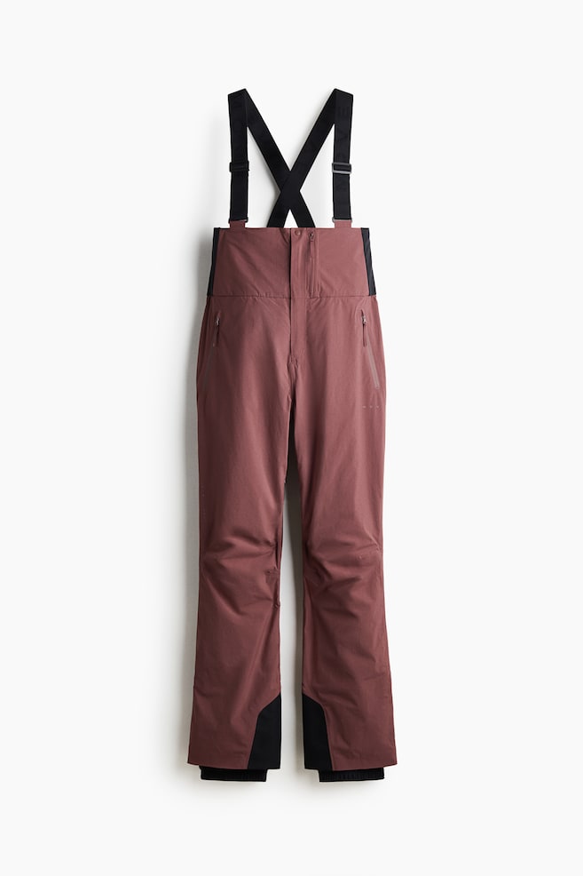 Ski trousers with ThermoMove™ - Dusty burgundy/Black - 1