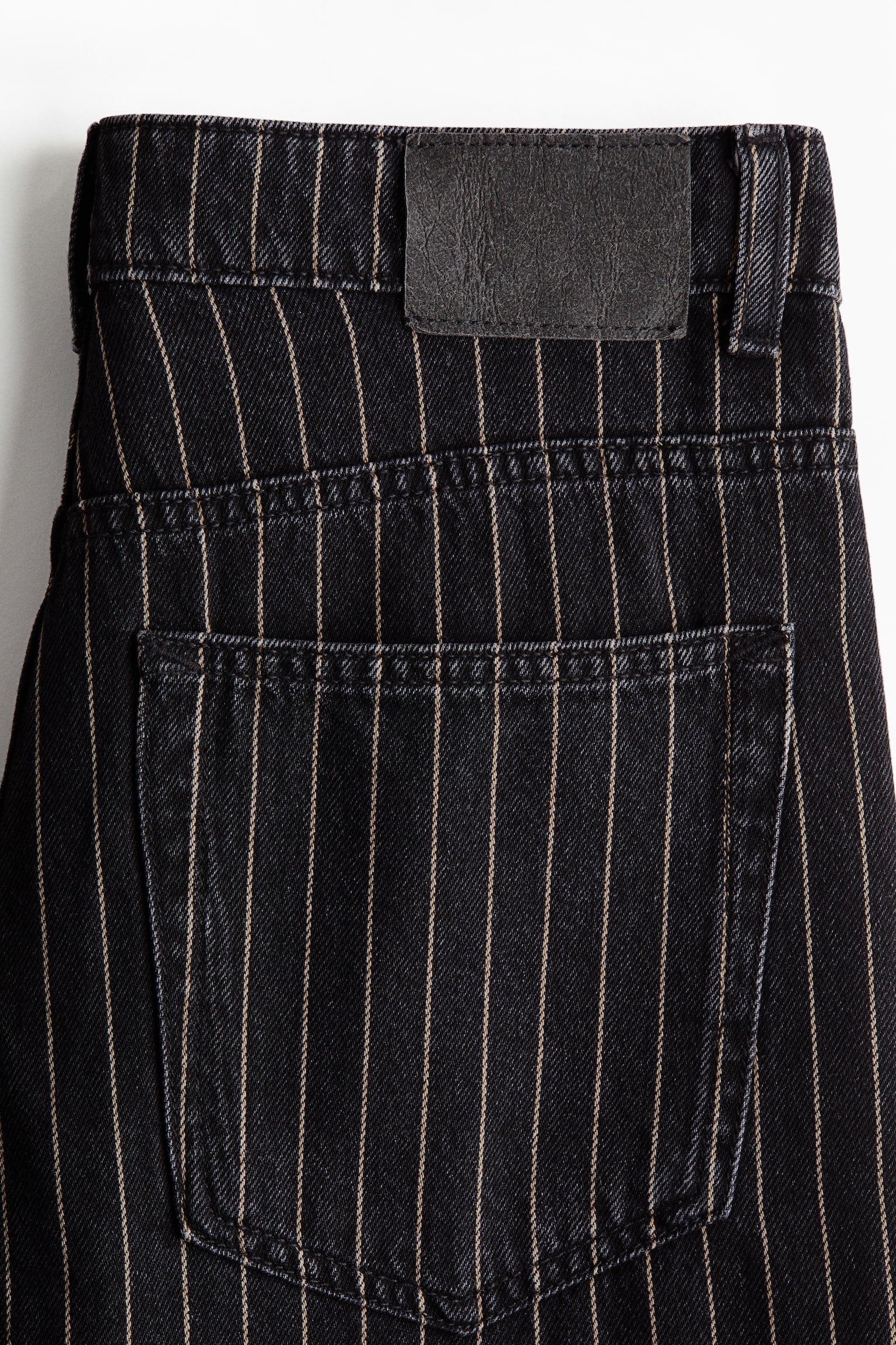 Женские джинсы H&M Wide High Waist, цвет: Чёрный — фото 6
