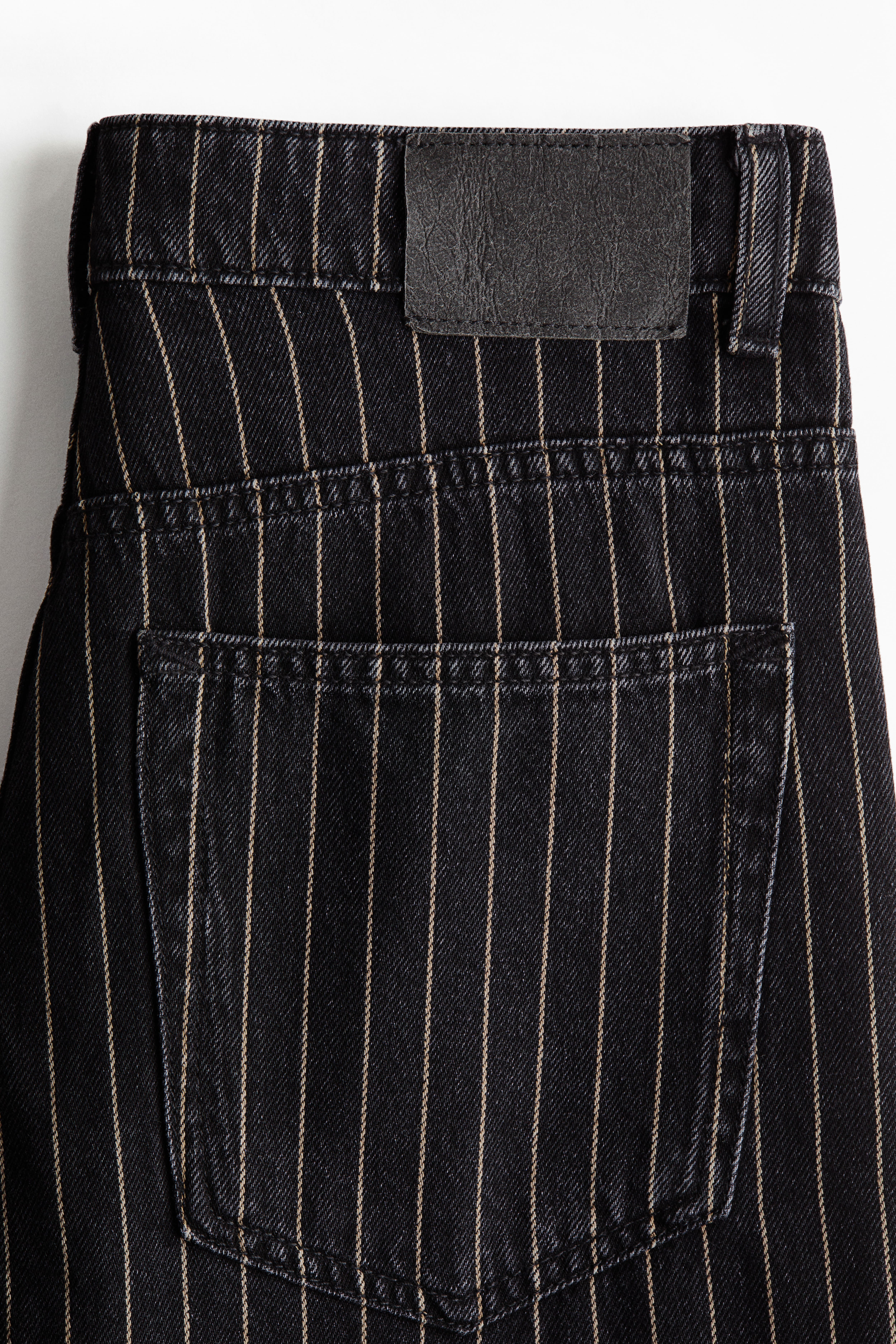 Jean ample taille haute