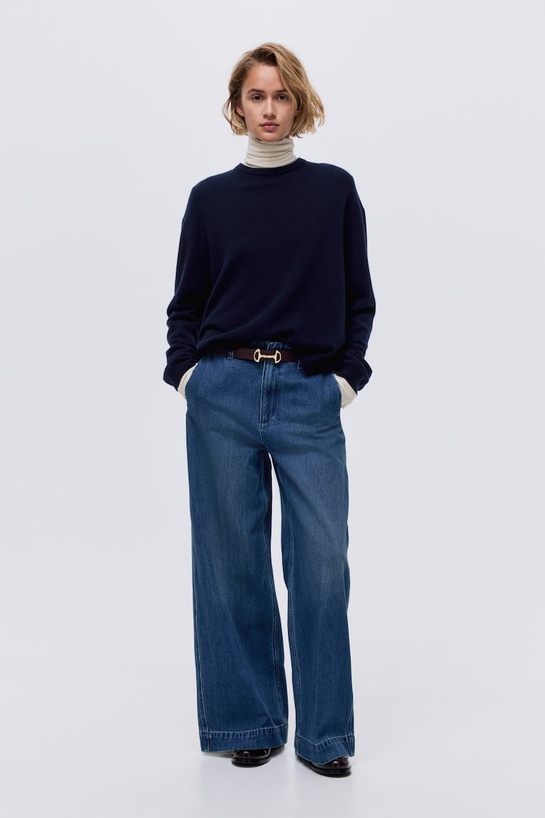 Wide High Jeans