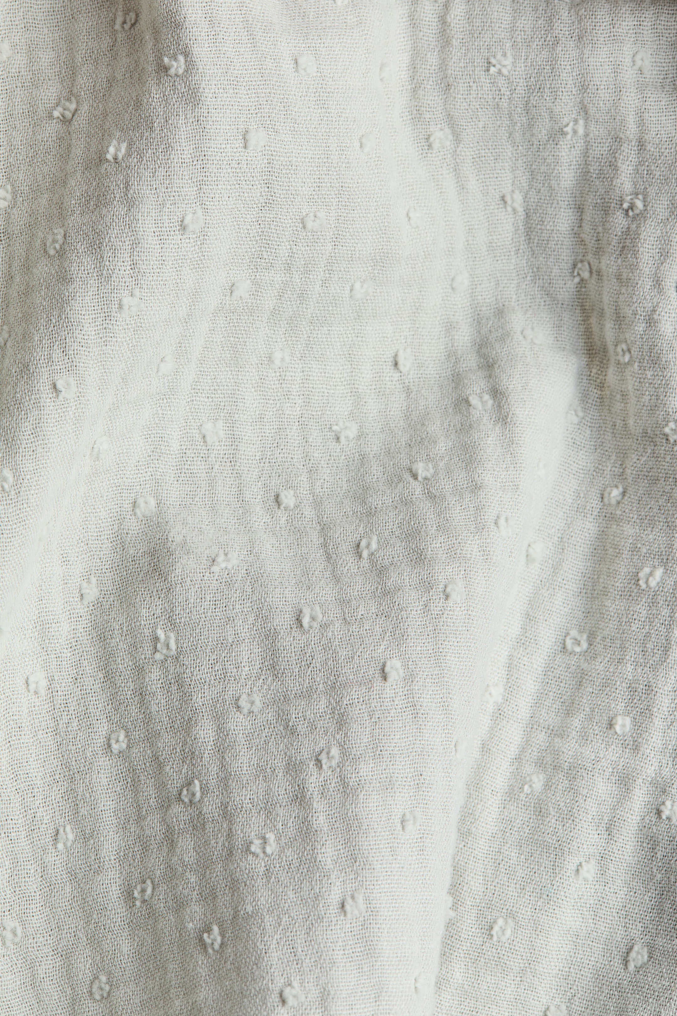 Cotton muslin dress - Light dusty green - Kids | H&M IE