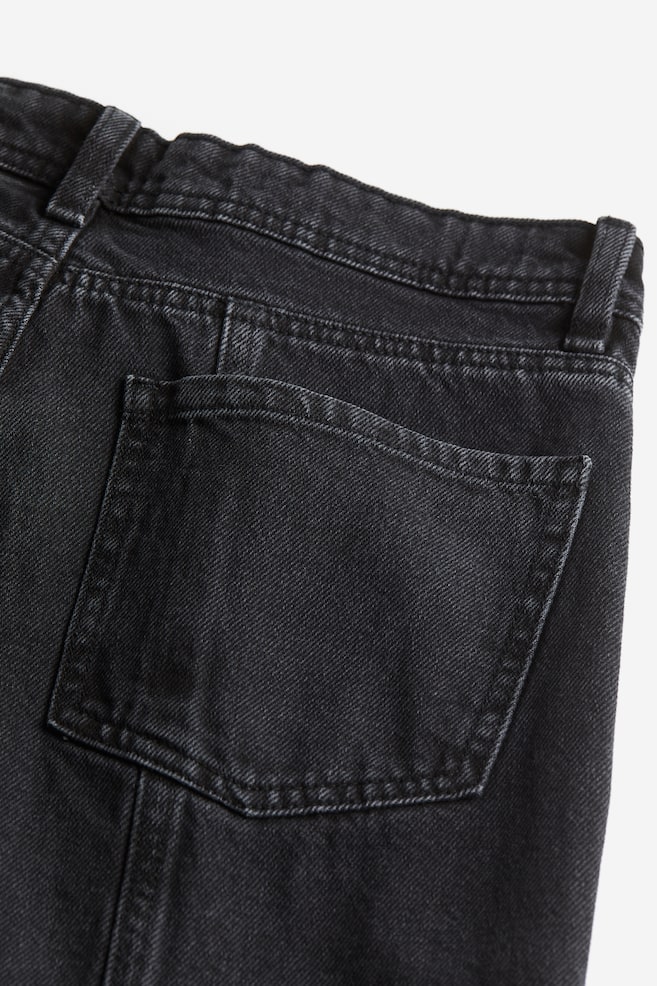 Wide Regular Jeans - Nero/Blu denim pallido/Grigio - 5