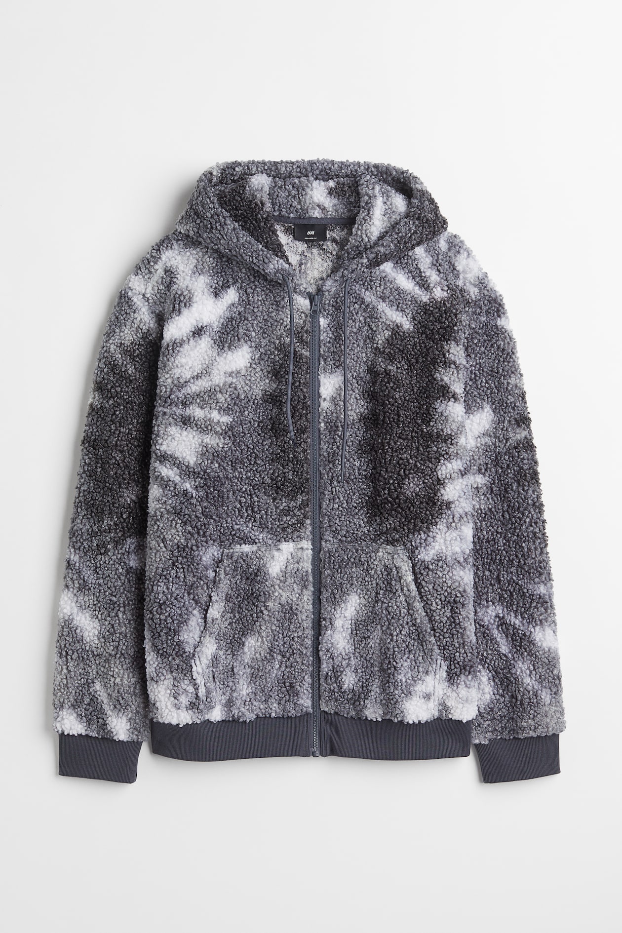 H&M Faux Shearling Zip Jacket