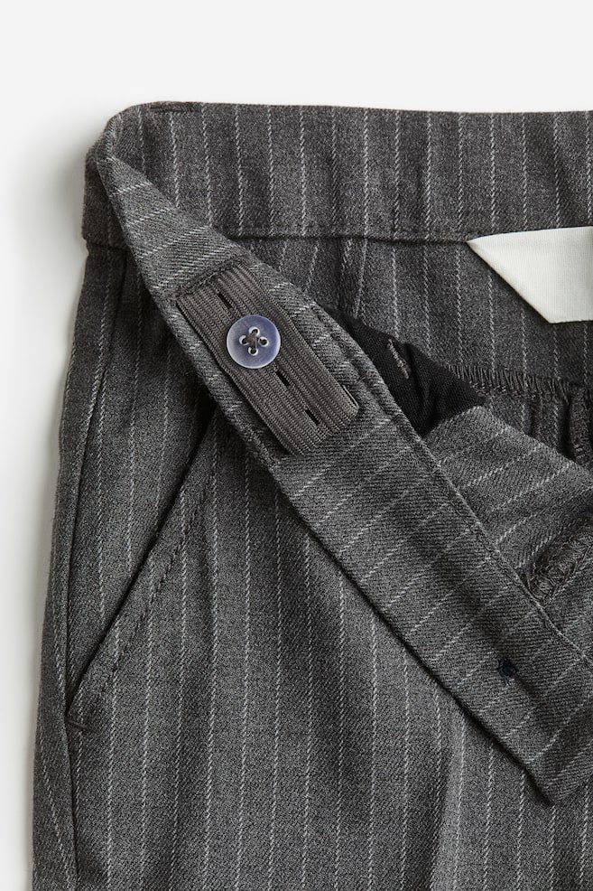 3-piece cotton set - Dark grey/Pinstriped/Dark grey/Checked - 6