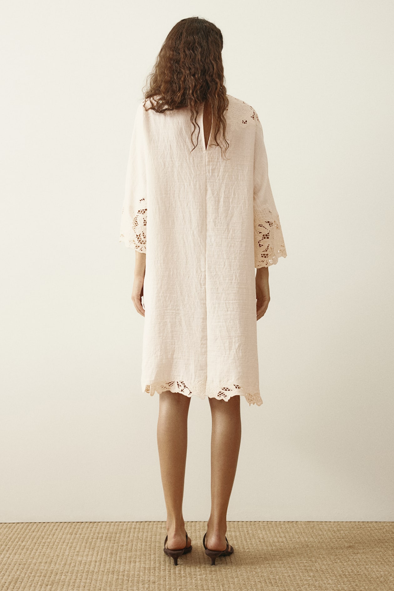 Dress with Eyelet Embroidery - image 5