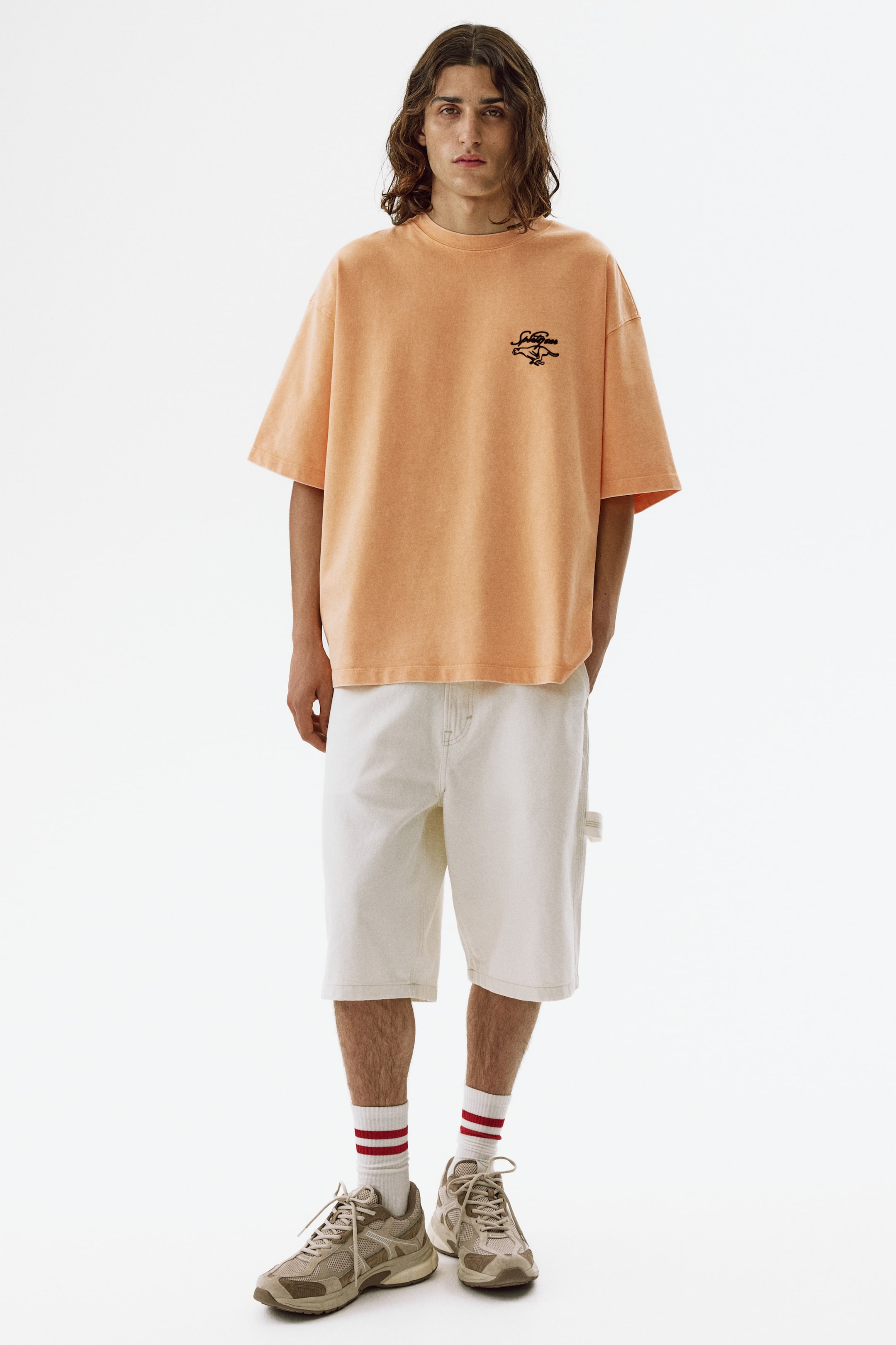 Oversized Printed Cotton T-Shirt
