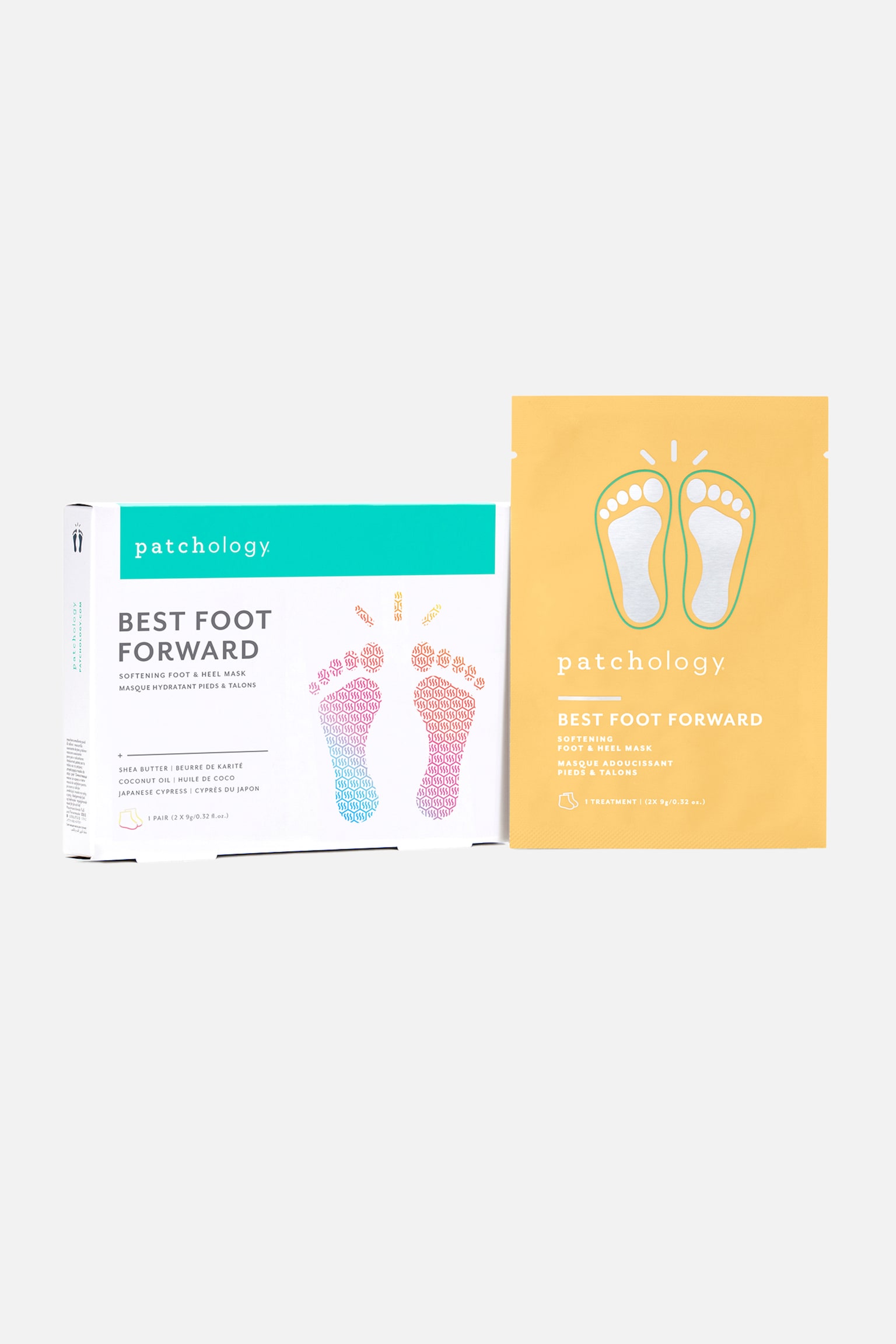 Best Foot Forward Softening Foot & Heel Mask - Transparent - 1