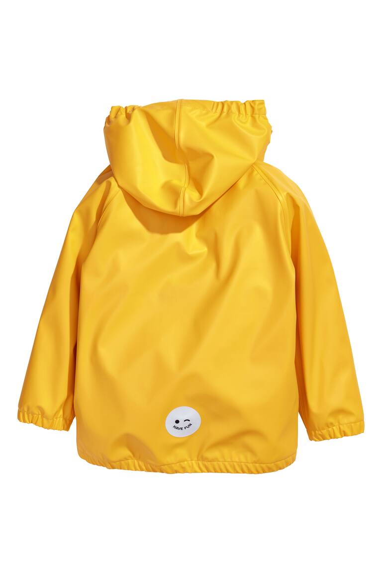 Hooded rain jacket