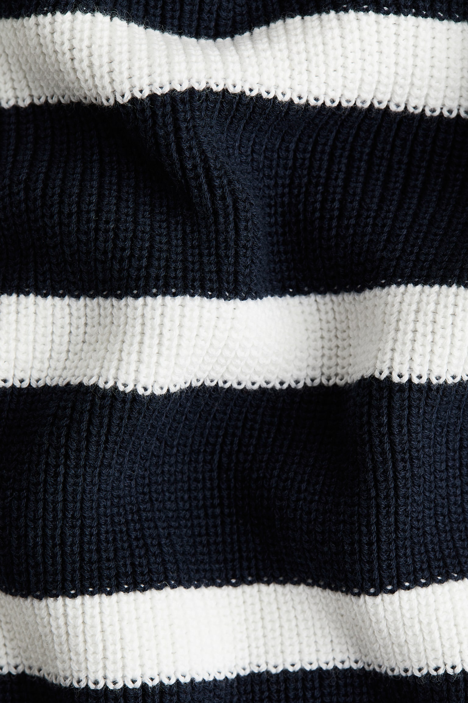 Zip-top polo jumper - Dark blue/Navy blue/Brown - 3