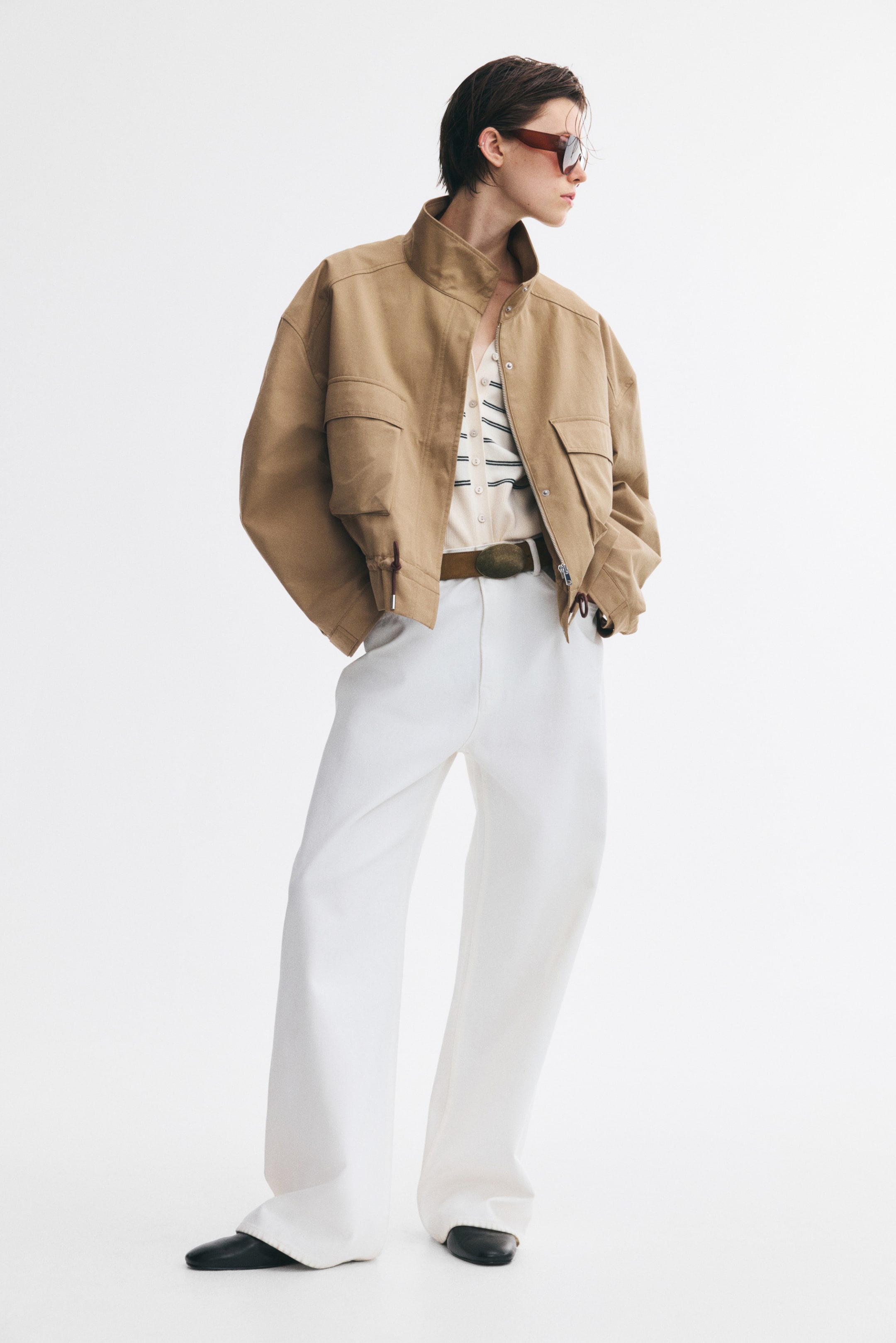 Женские куртки H&M Oversized Utility Jacket — фото 4