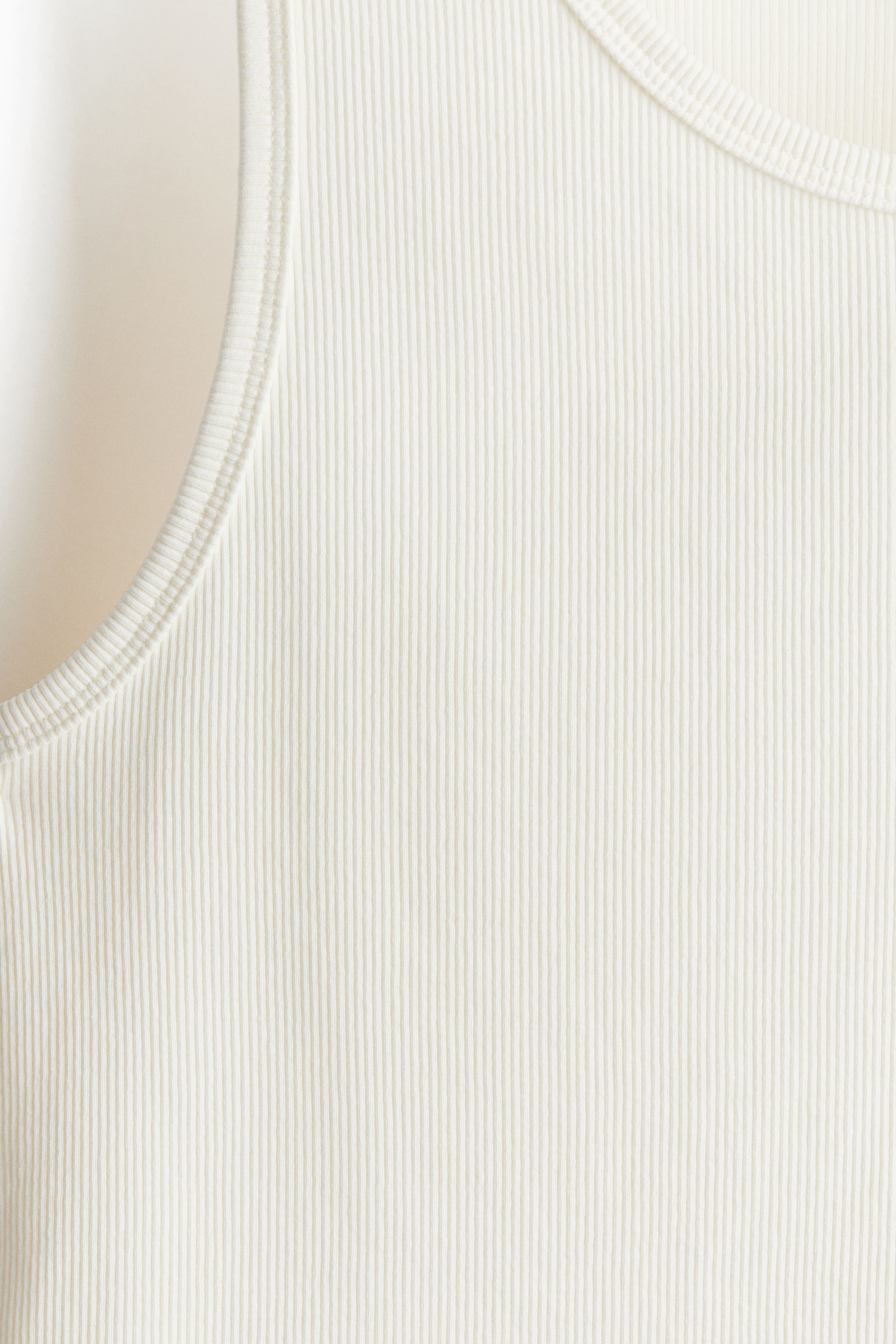 Slim-Fit Ribbed Tank Top
