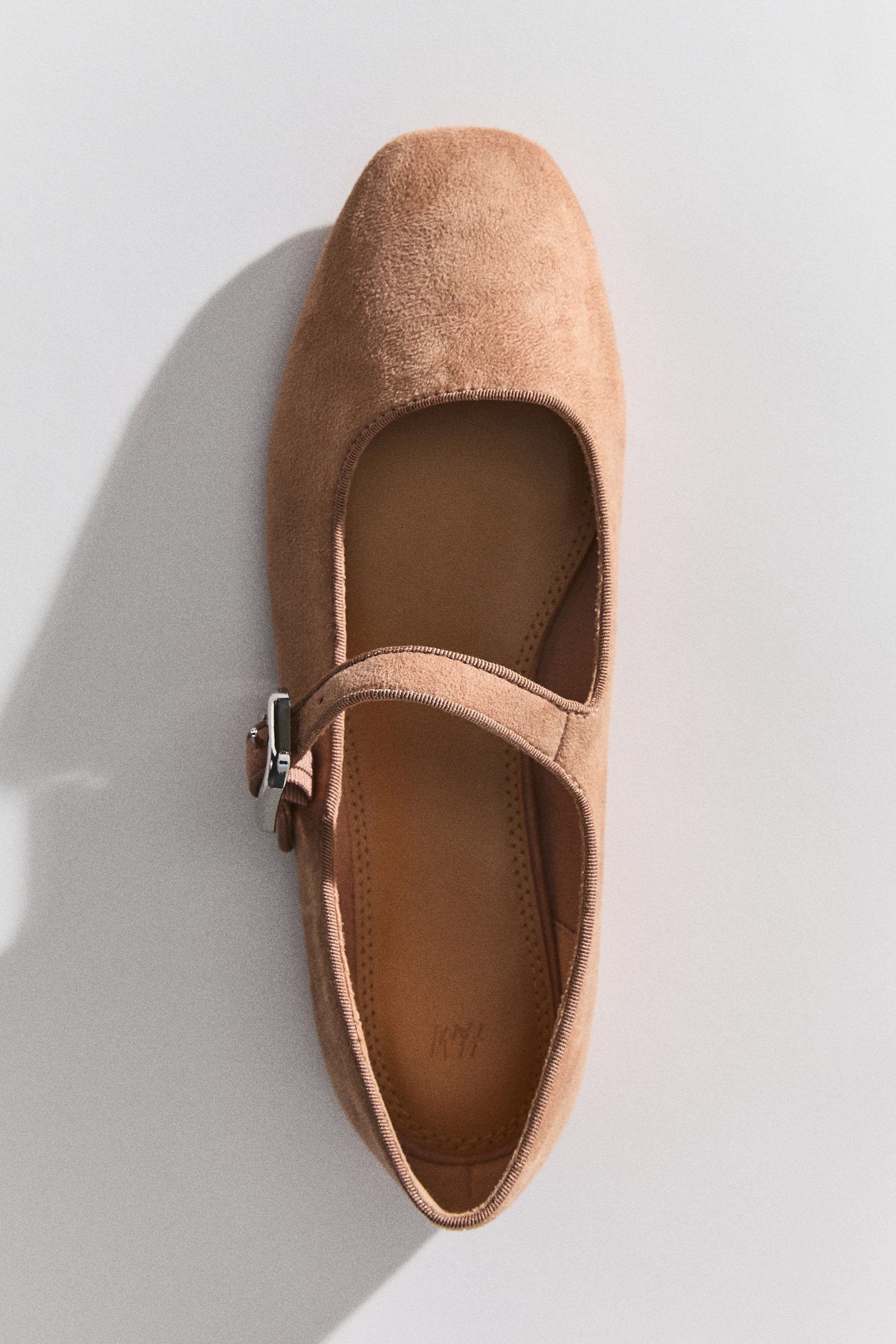 Ver imagen más grande: Bailarinas estilo merceditas - Rosa empolvado - MUJER | H&M ES 1