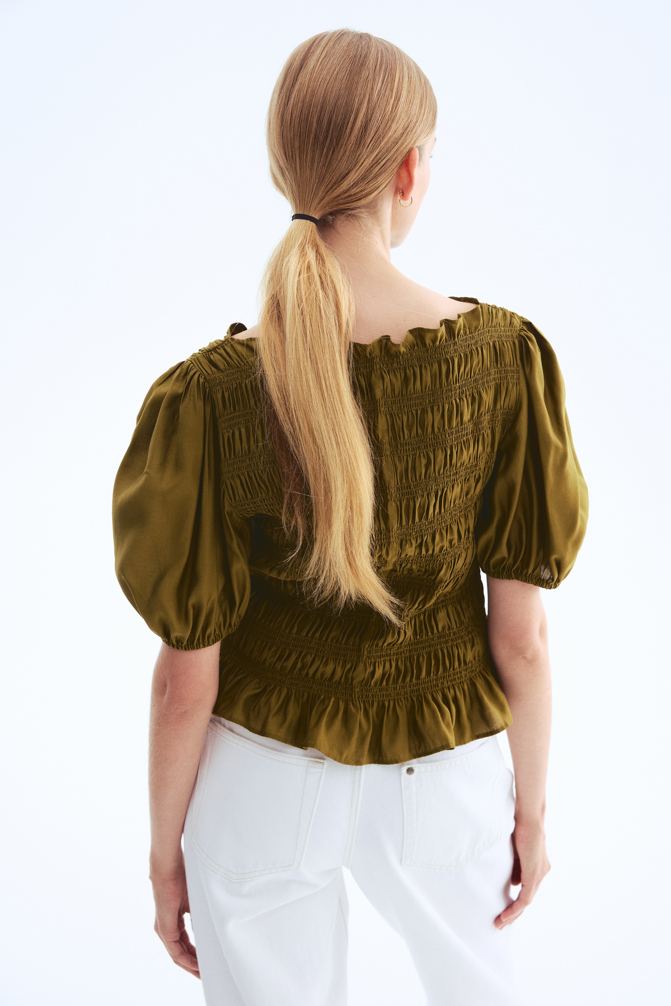 Smocked blouse