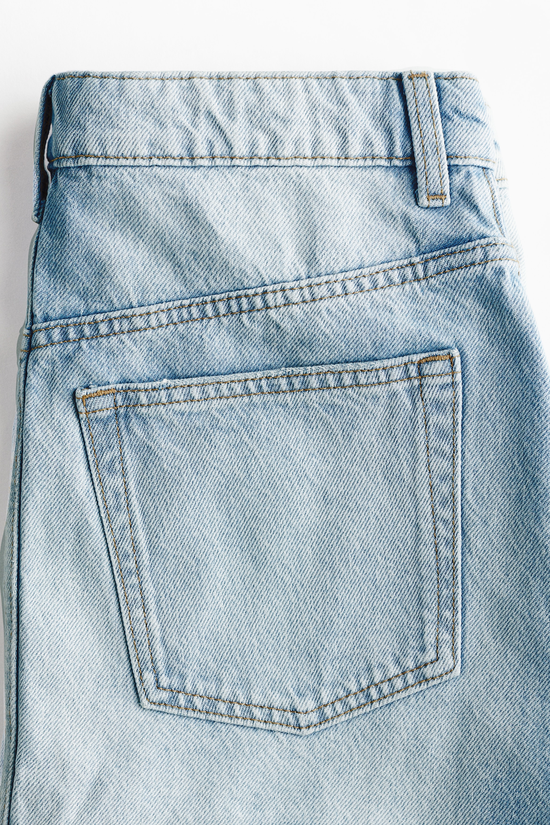 Denim mini skirt