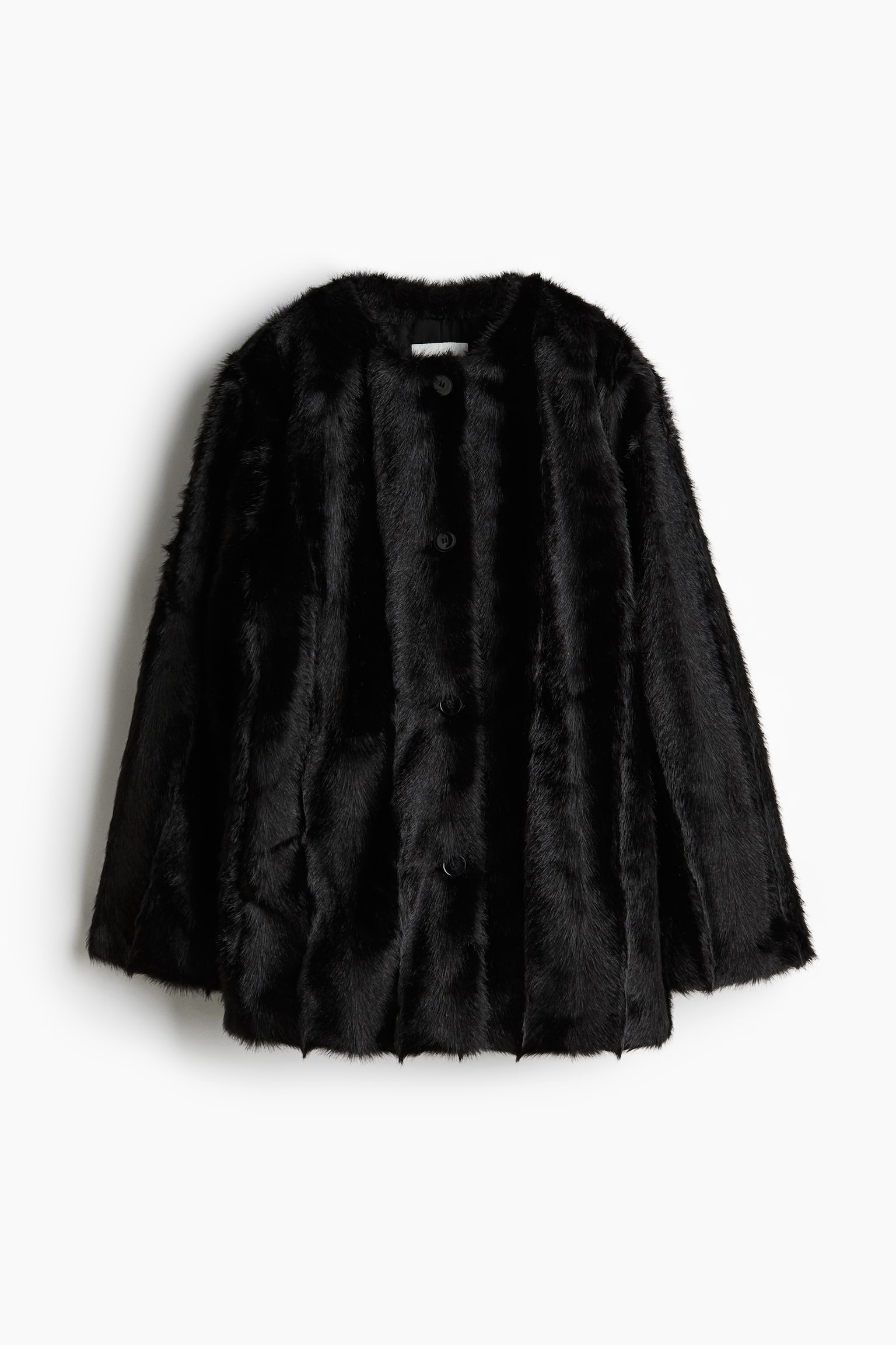 Fluffy jacket - Black - 2