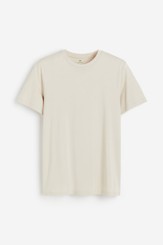 3-pack Regular Fit T-shirts - Light beige/White/Black/White/Grey marl/Steel blue/dc/dc/dc - 3