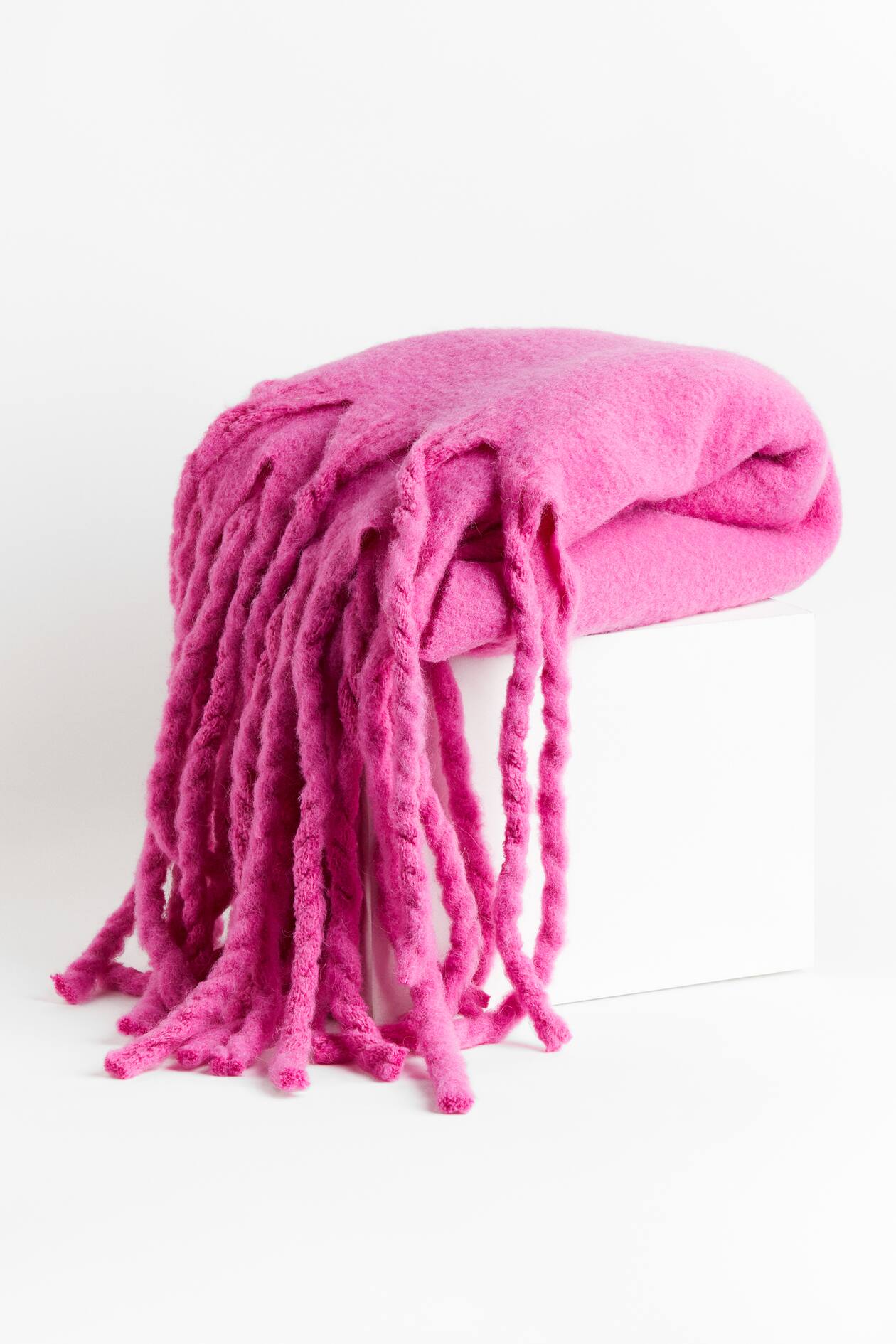 Woolblend blanket Cerise Home All H&M GB