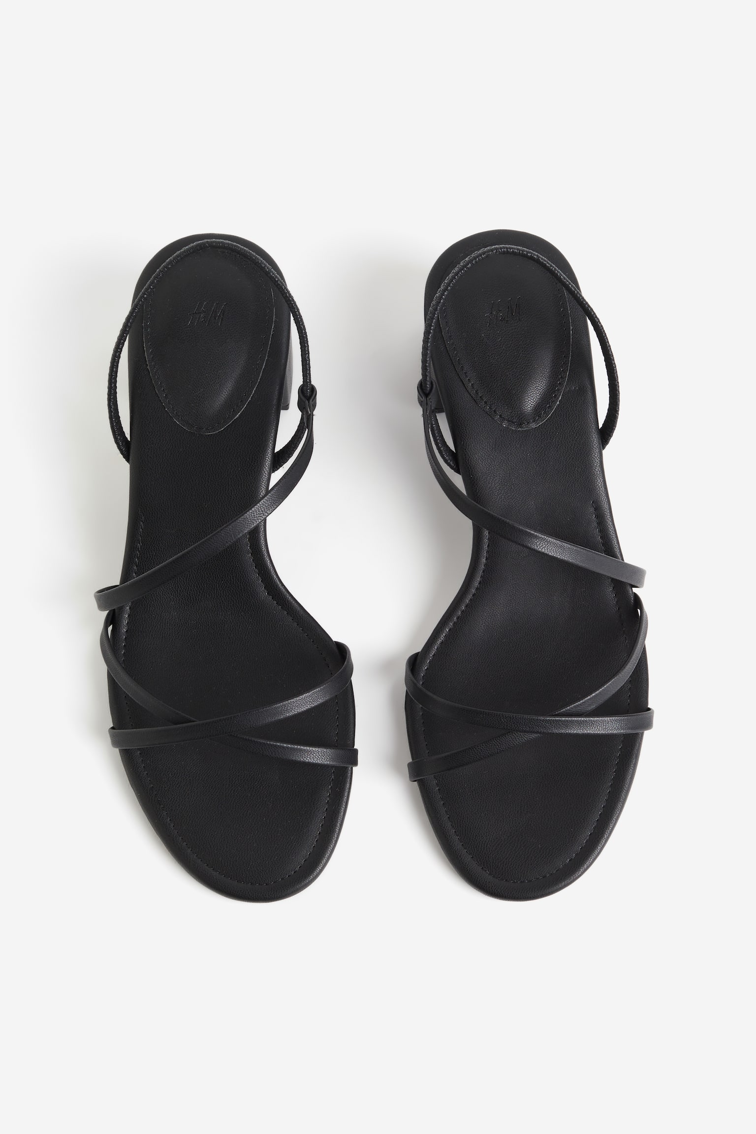 Block-heeled Sandals - Low heel - Black - Ladies | H&M US