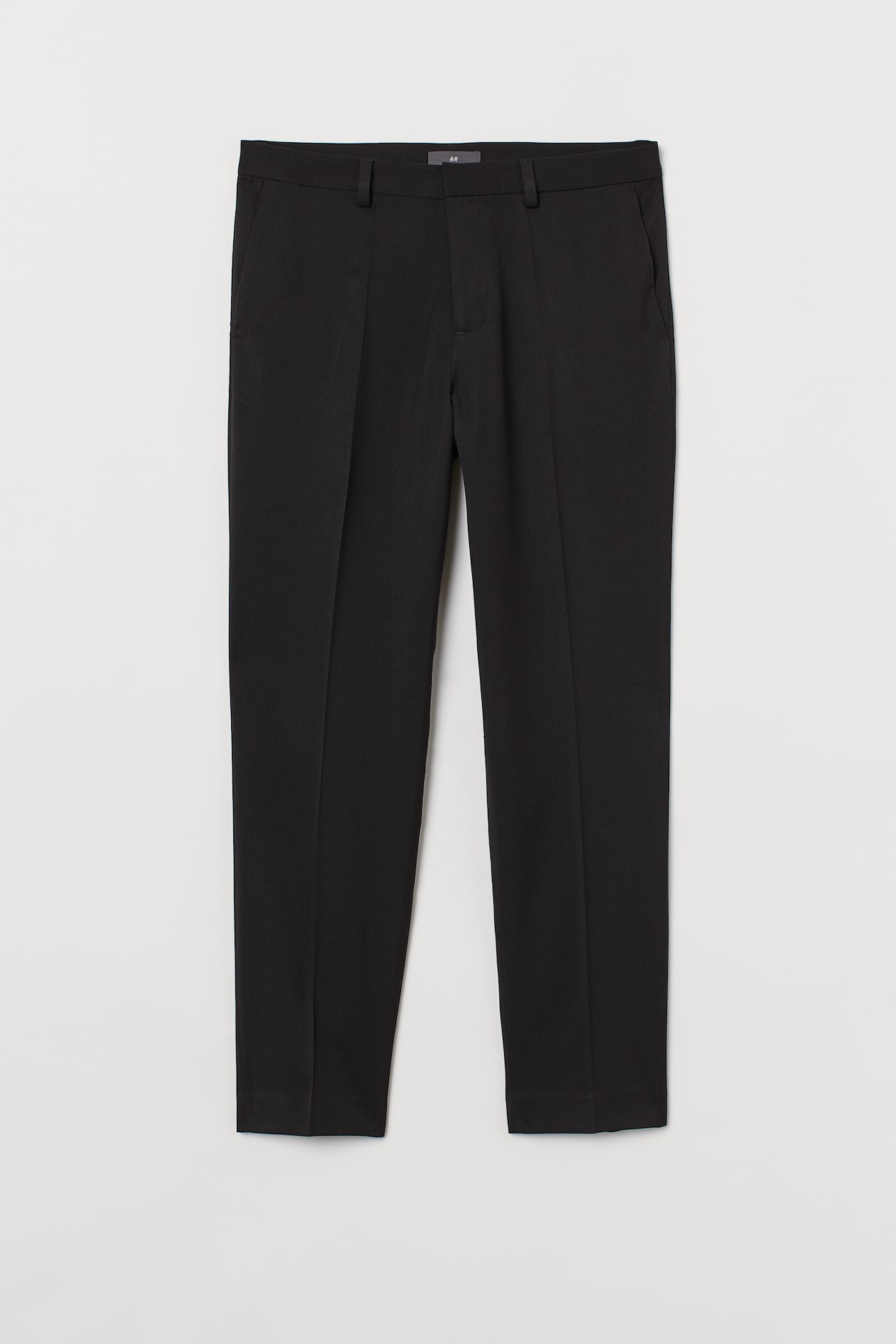 Slim Fit Slacks - Ankle-length - Black - Men | H&M US