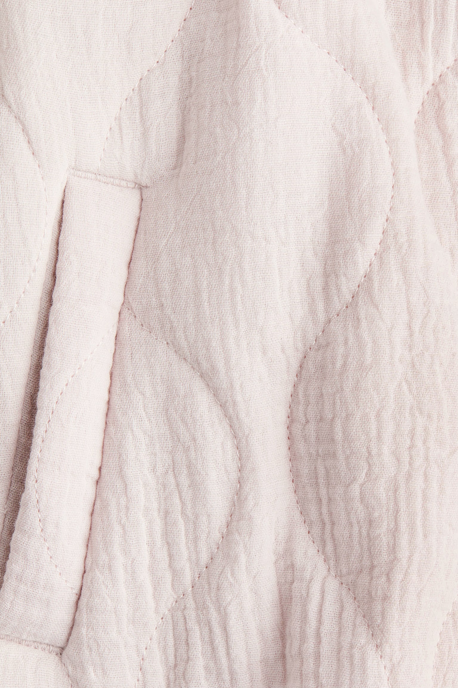 Детская куртка H&M Quilted Muslin, цвет: Светлый розовый — фото 2