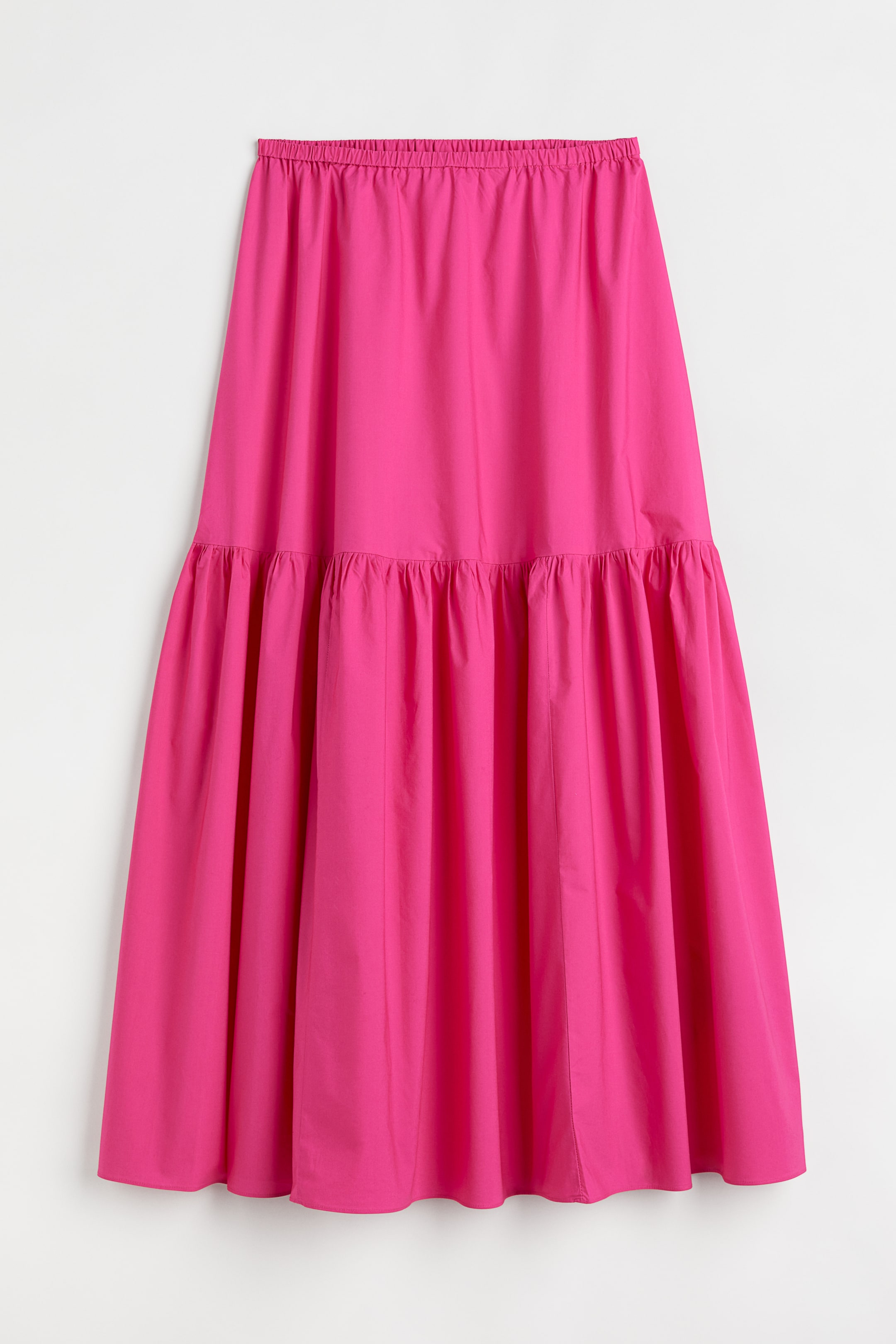 Maxi skirt - High waist - Long - Cerise - Ladies | H&M GB