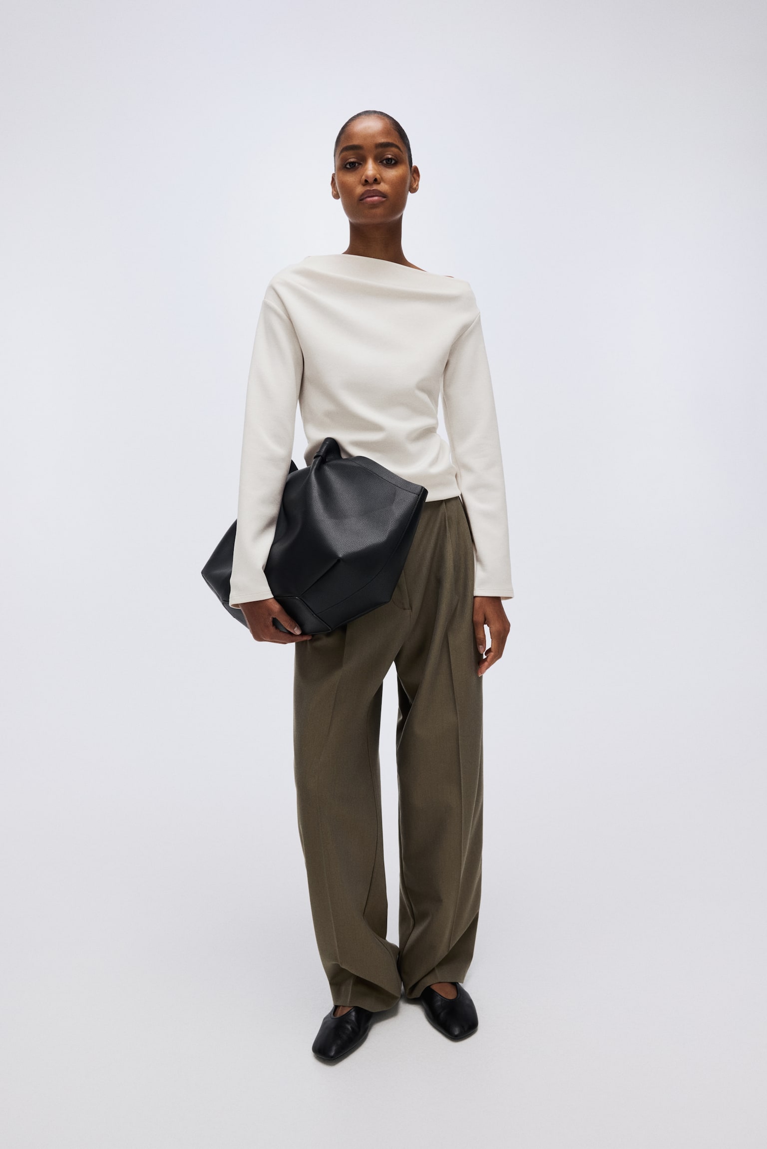 Asymmetric top - White/Black/Dark mole - 1