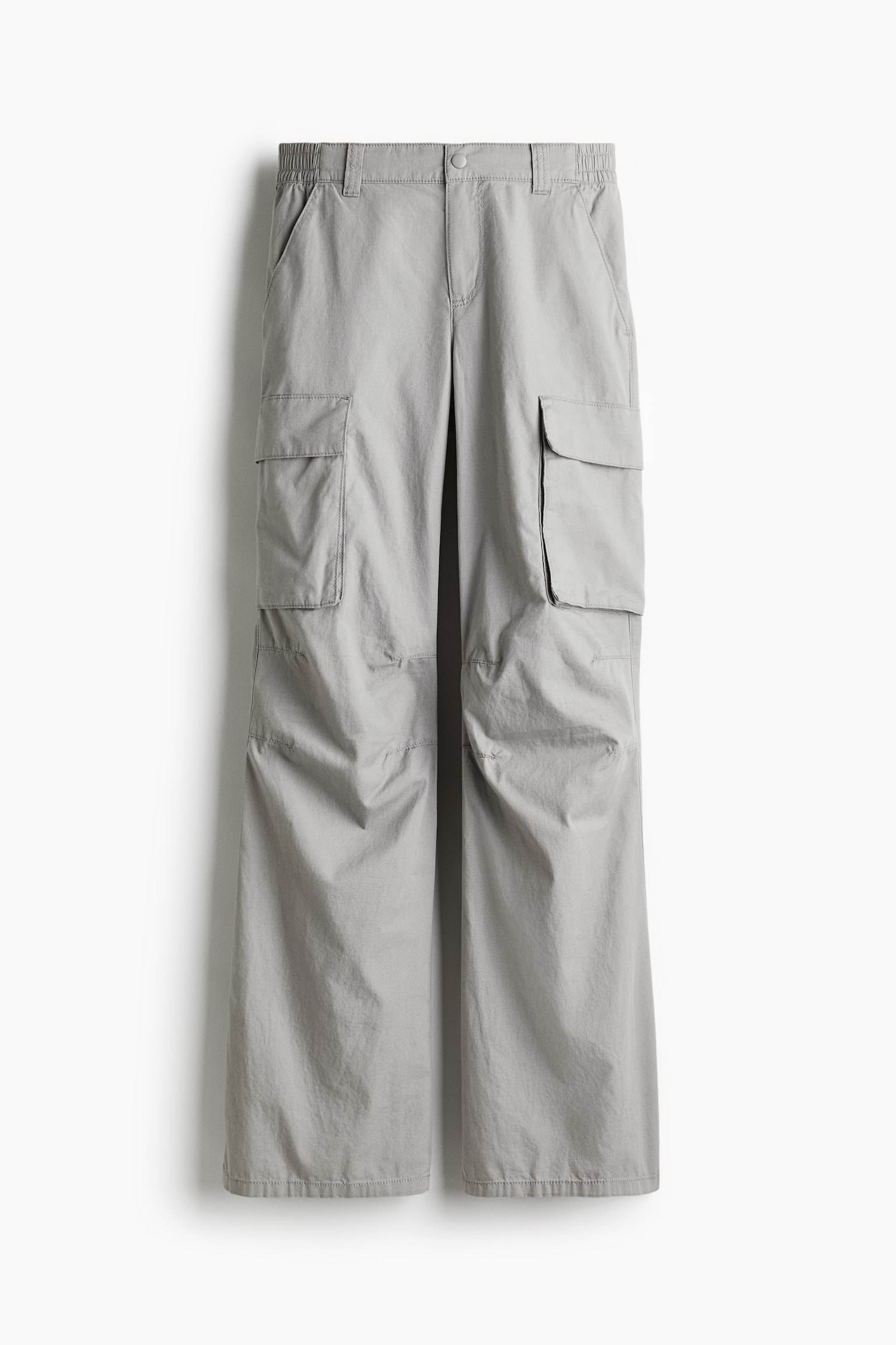 Canvas cargo trousers - Light grey/Dark khaki green/Black/Light dusty green/Light beige/Dark grey - 2