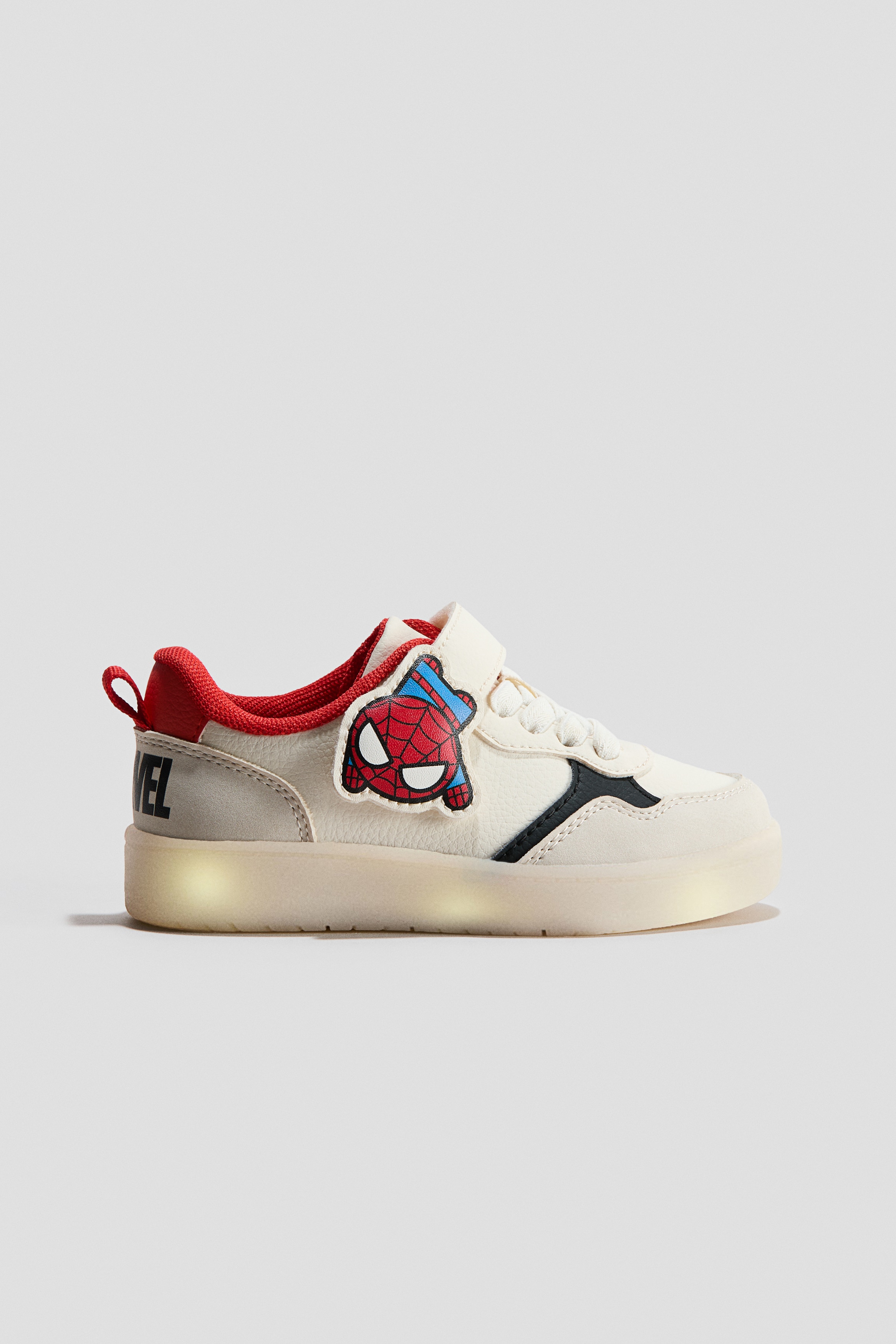 Motif-detail flashing trainersModel