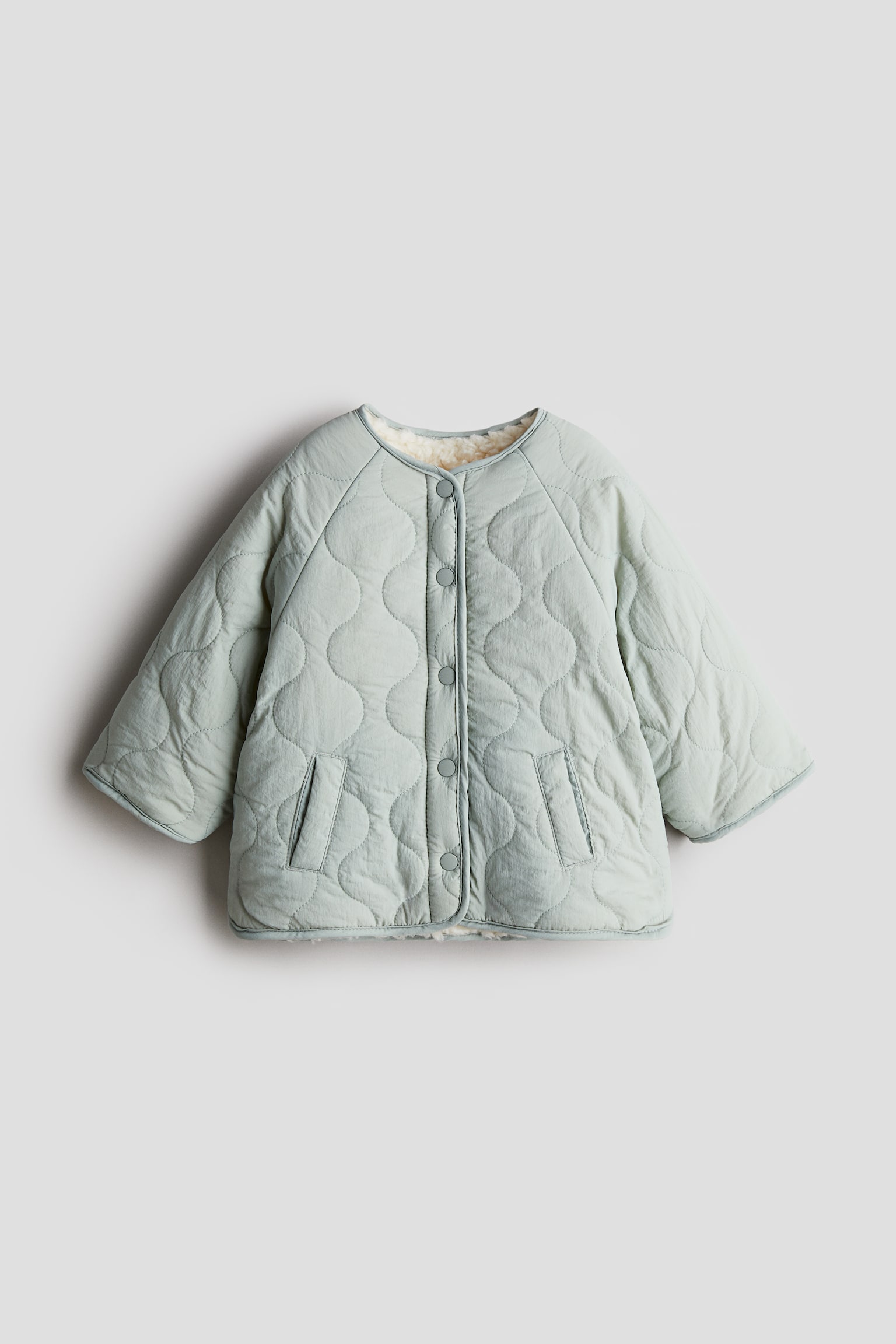 Reversible jacket - Light green - 1