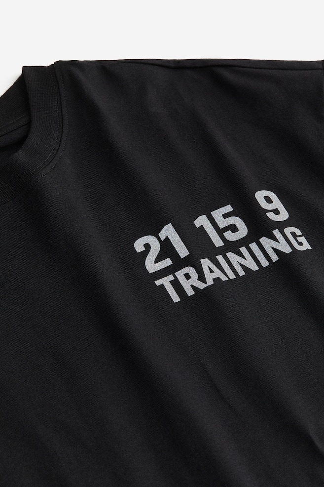 DryMove™ Baumwollartiges Sport-T-Shirt Loose Fit - Schwarz/Training/Schwarz/Marmoriert/Schwarz/Khakigrün/Training - 6