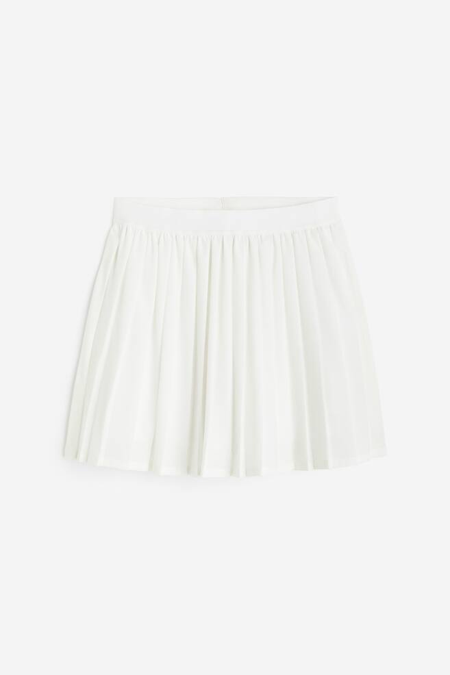 DryMove™ Tennis skirt - White/Black - 2