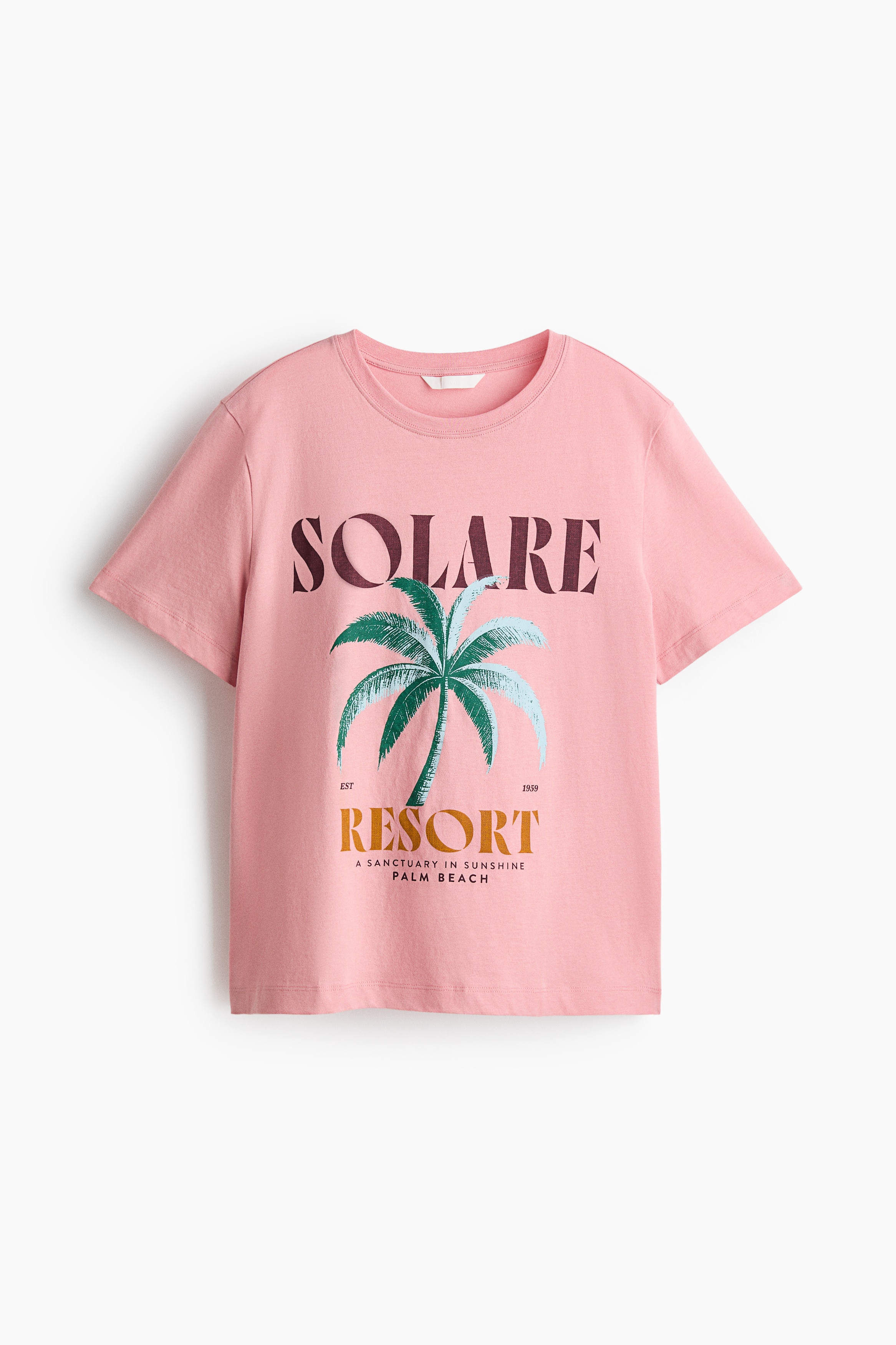 プリントTシャツ - ダスティピンク／Solare/ライトベージュ／ボーダー/ダークブラウン／パームツリー/ライトベージュ／Atacama/ブラック／コスタリカ/クリーム／Brasil/ダークブラウン／The Vacation Edit/ブラック／Chillax Culture/グリーン／Cannes Sailing Retreat/ホワイト／レモン/ダスティライトブルー／カリフォルニア