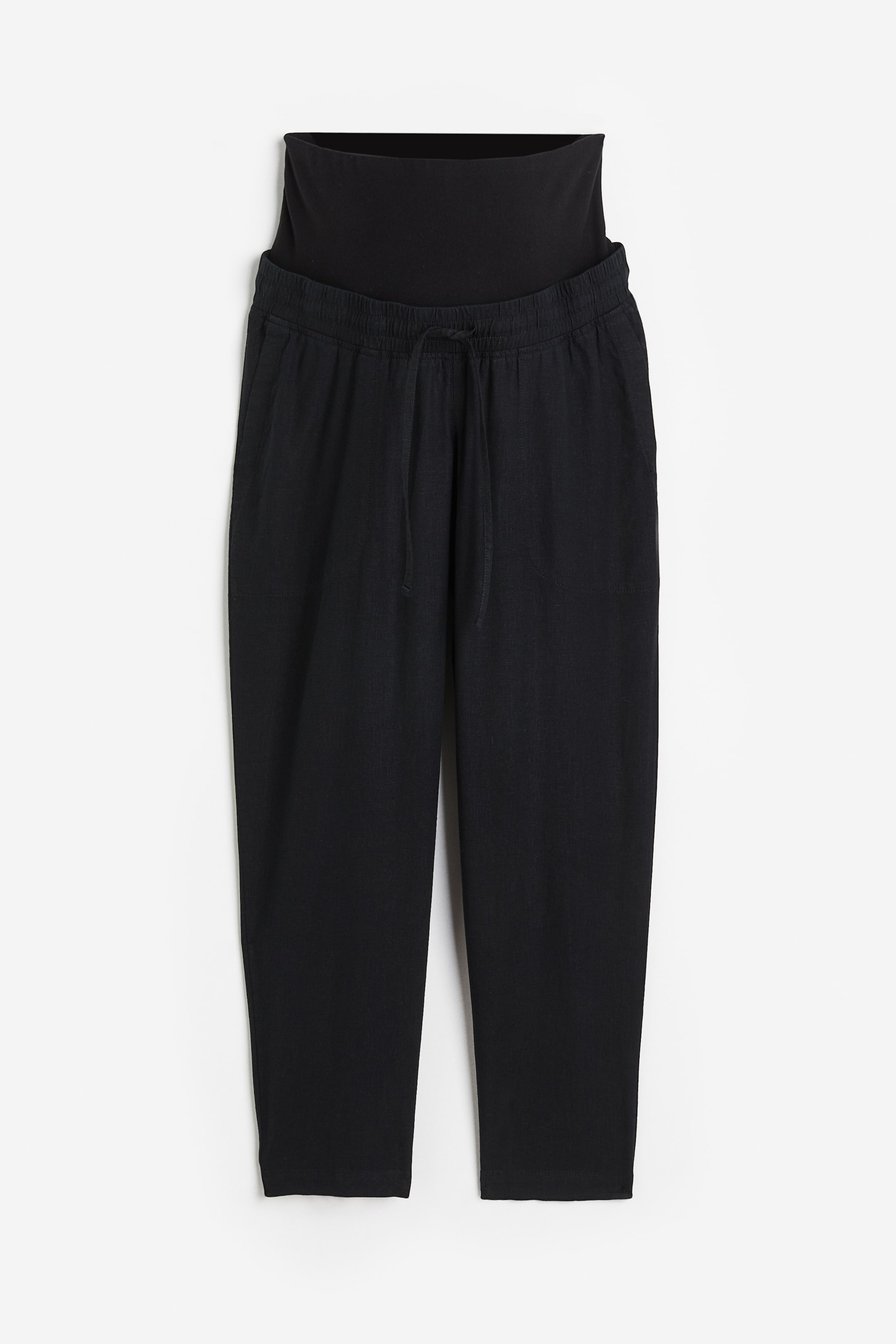 MAMA Linen-blend Pants