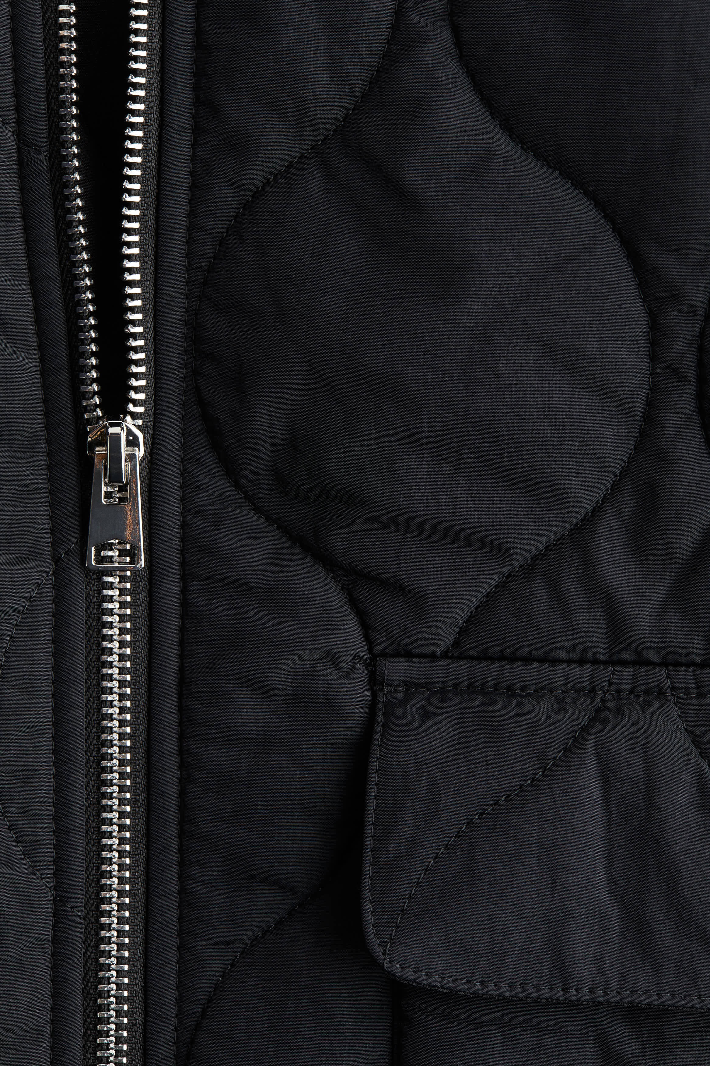 Oversized quilted jacket