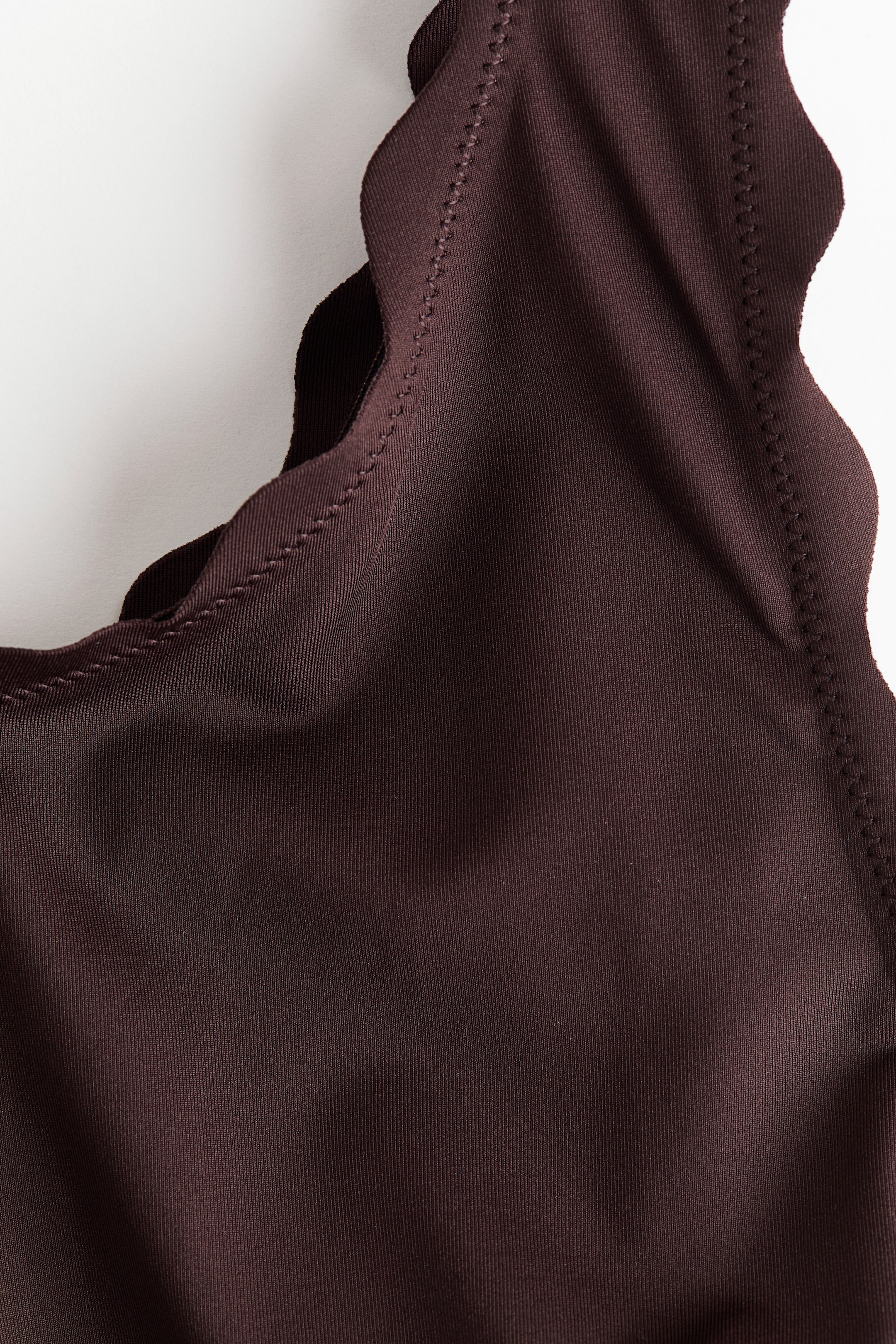 One-Shoulder Padded-Cup Swimsuit