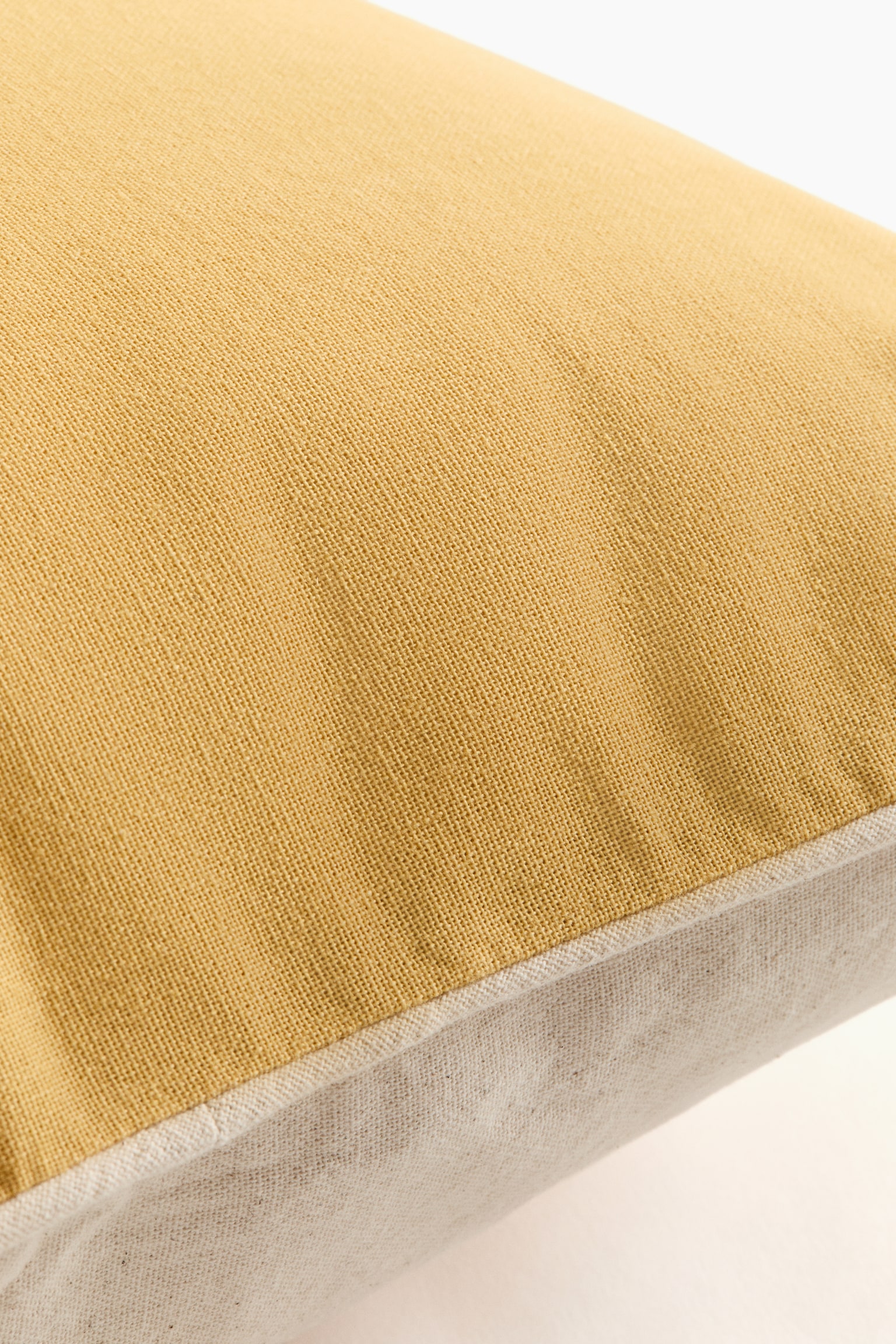 Kanvas Kırlent Kılıfı - Sarı/Pembe/Açık haki - 3