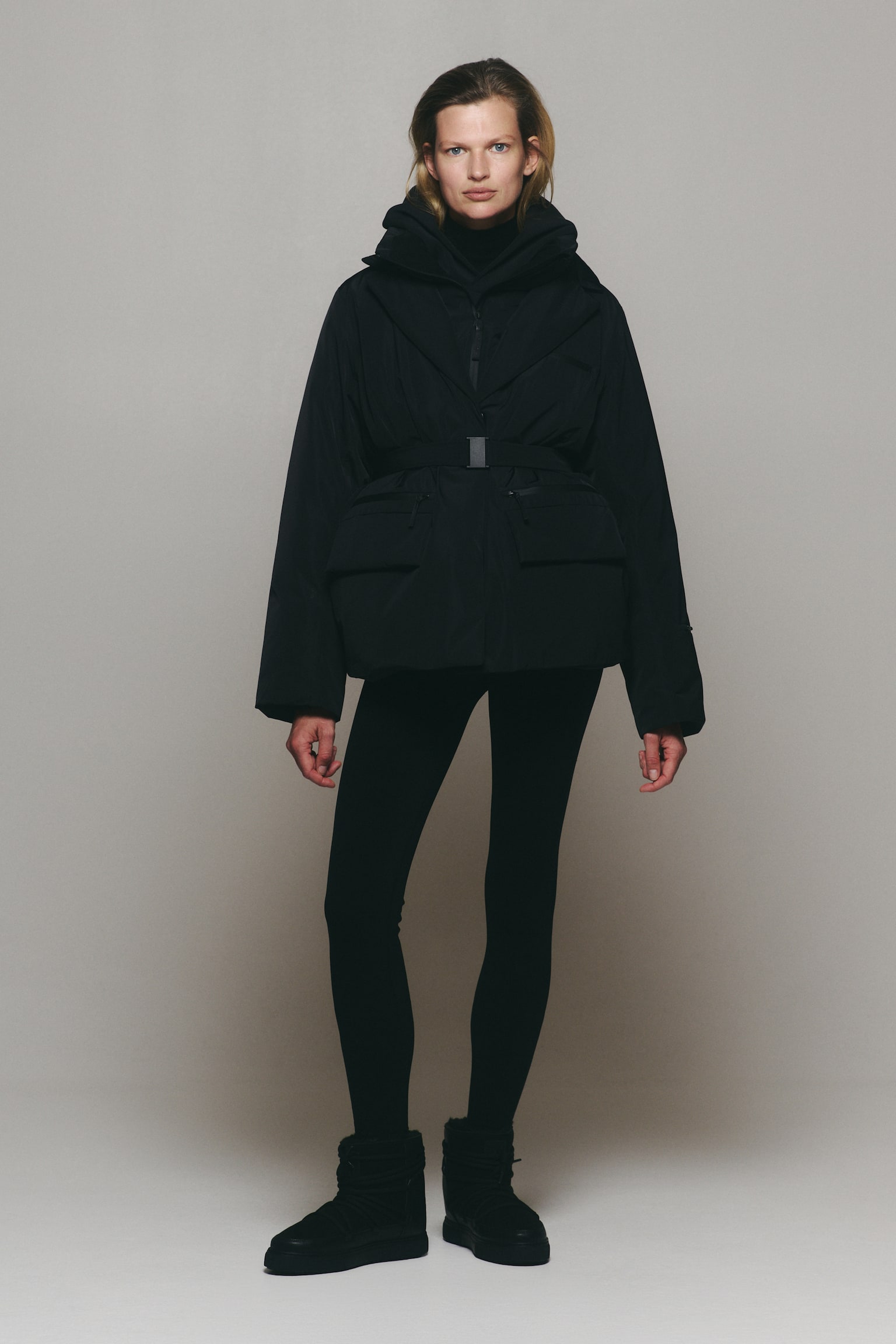 Женские леггинсы H&M Move Warm Sports with ThermoMove™, цвет: Чёрный — фото 3