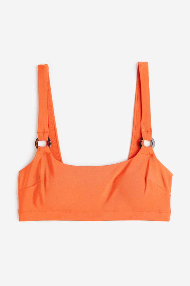 Wattiertes Bikinitop - Orange - 1